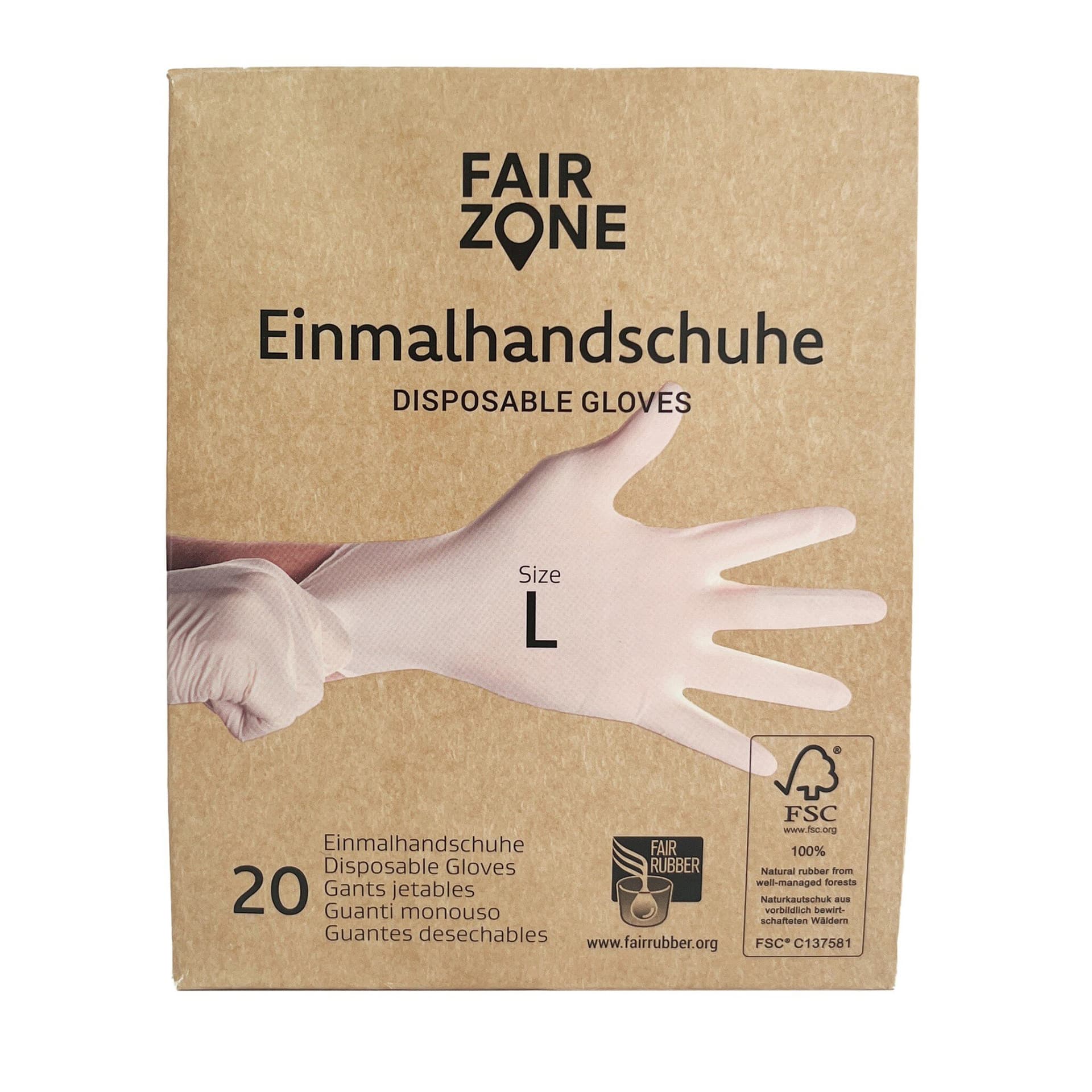 Fair Zone Einweghandschuhe L
