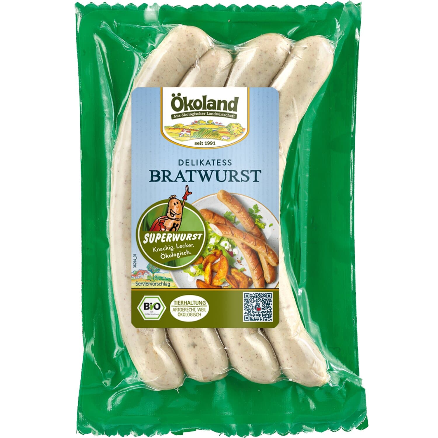 Ökoland Bratwurst 4 Stück