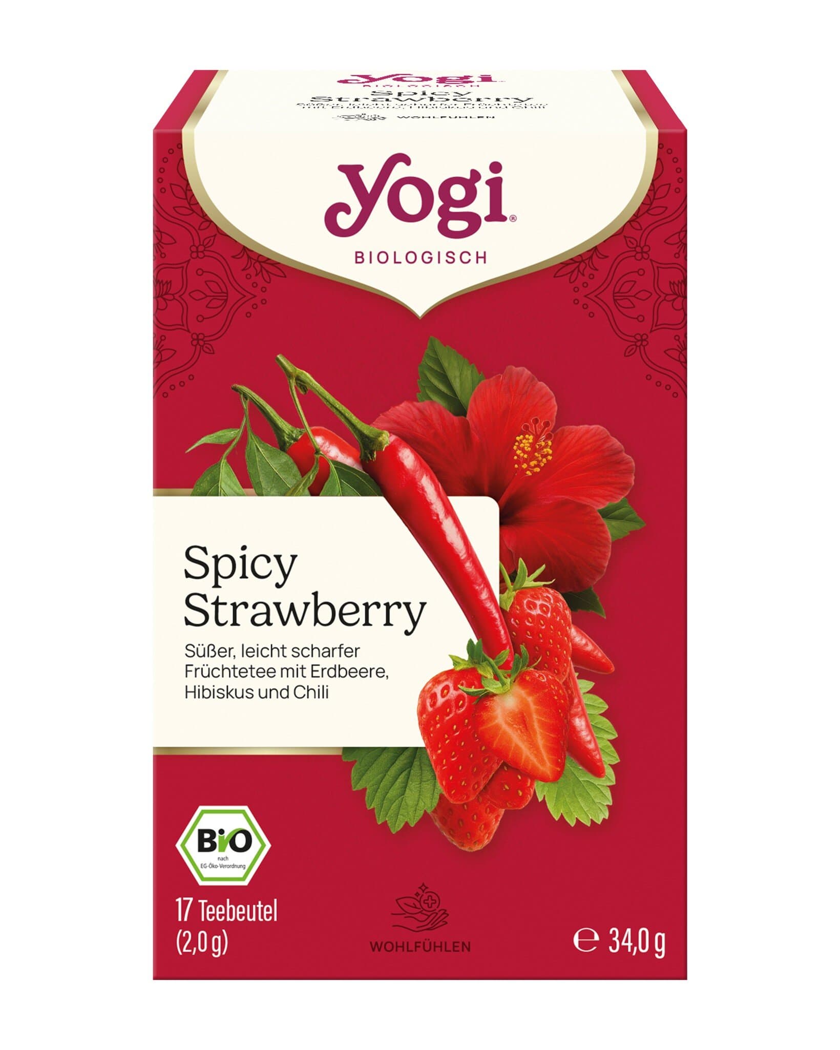 Yogi Tea Spicy Strawberry Früchtetee