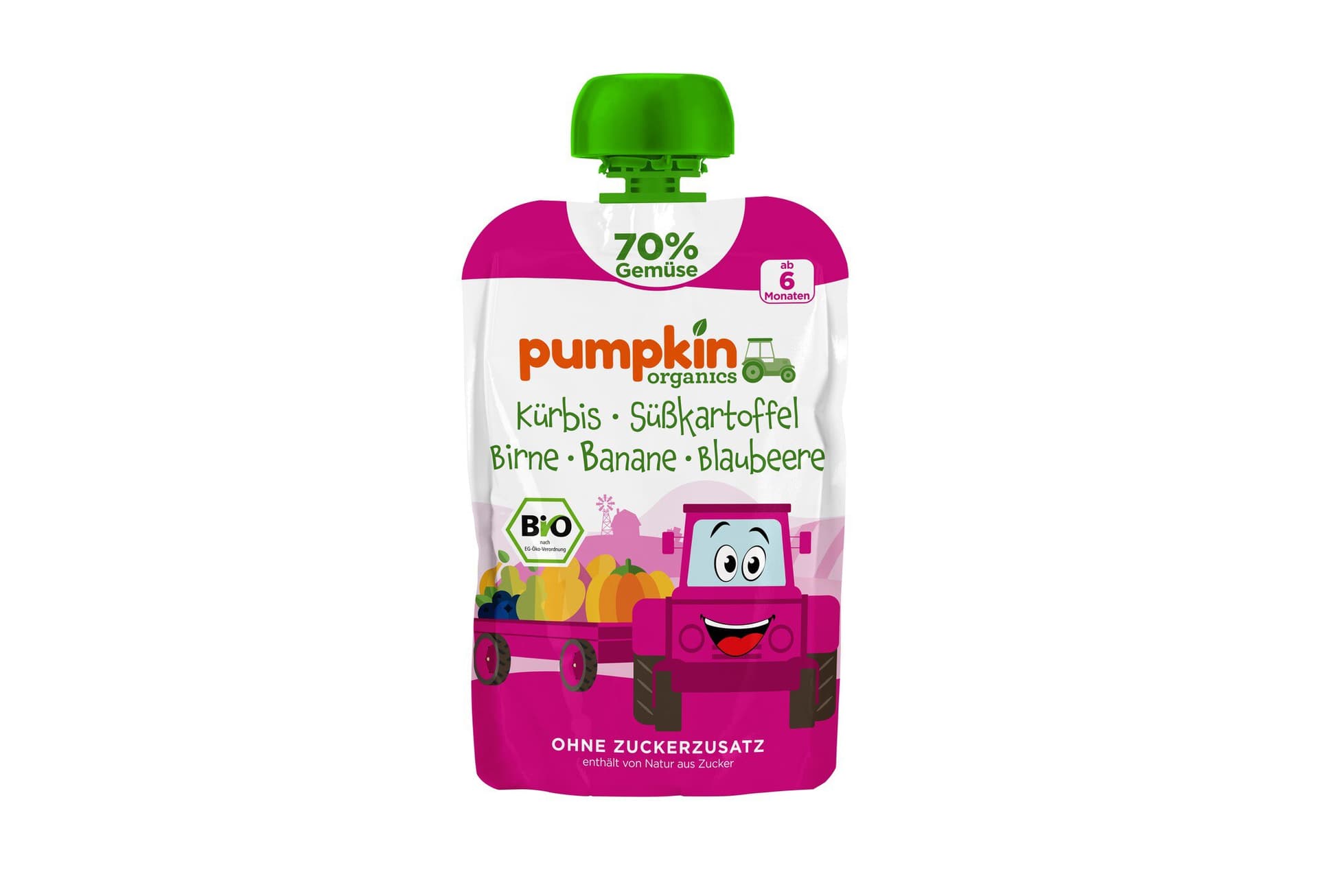 Pumpkin organics Quetschie Süßkartoffel Blaubeere