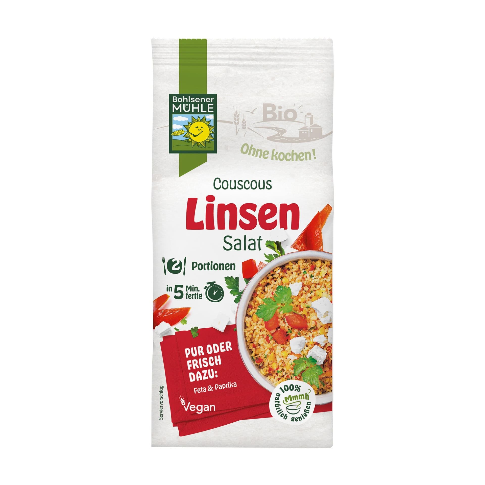 Bohlsener Mühle Couscous Linsen Salat