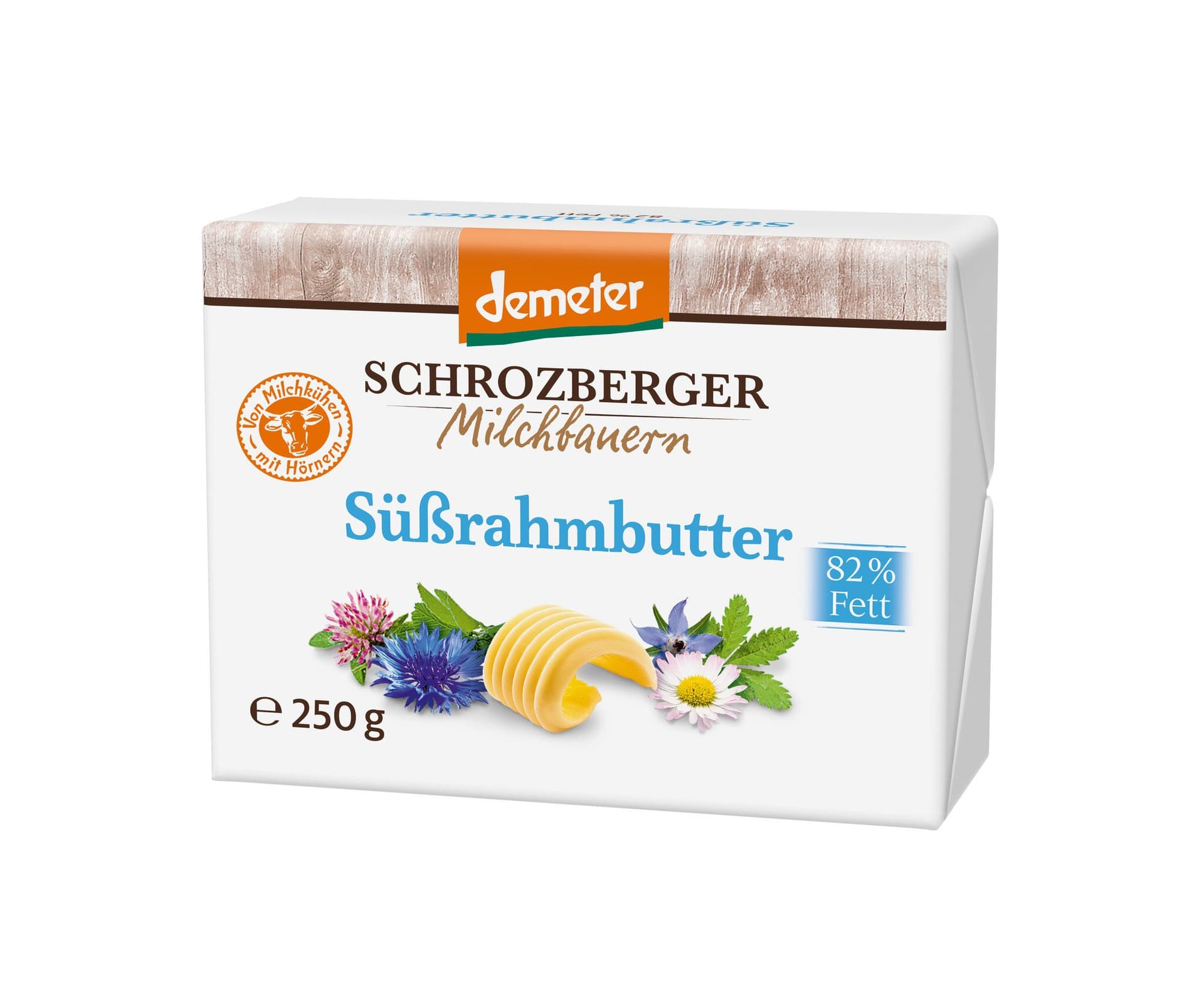 Schrozberger Milchbauern Süßrahmbutter 250G