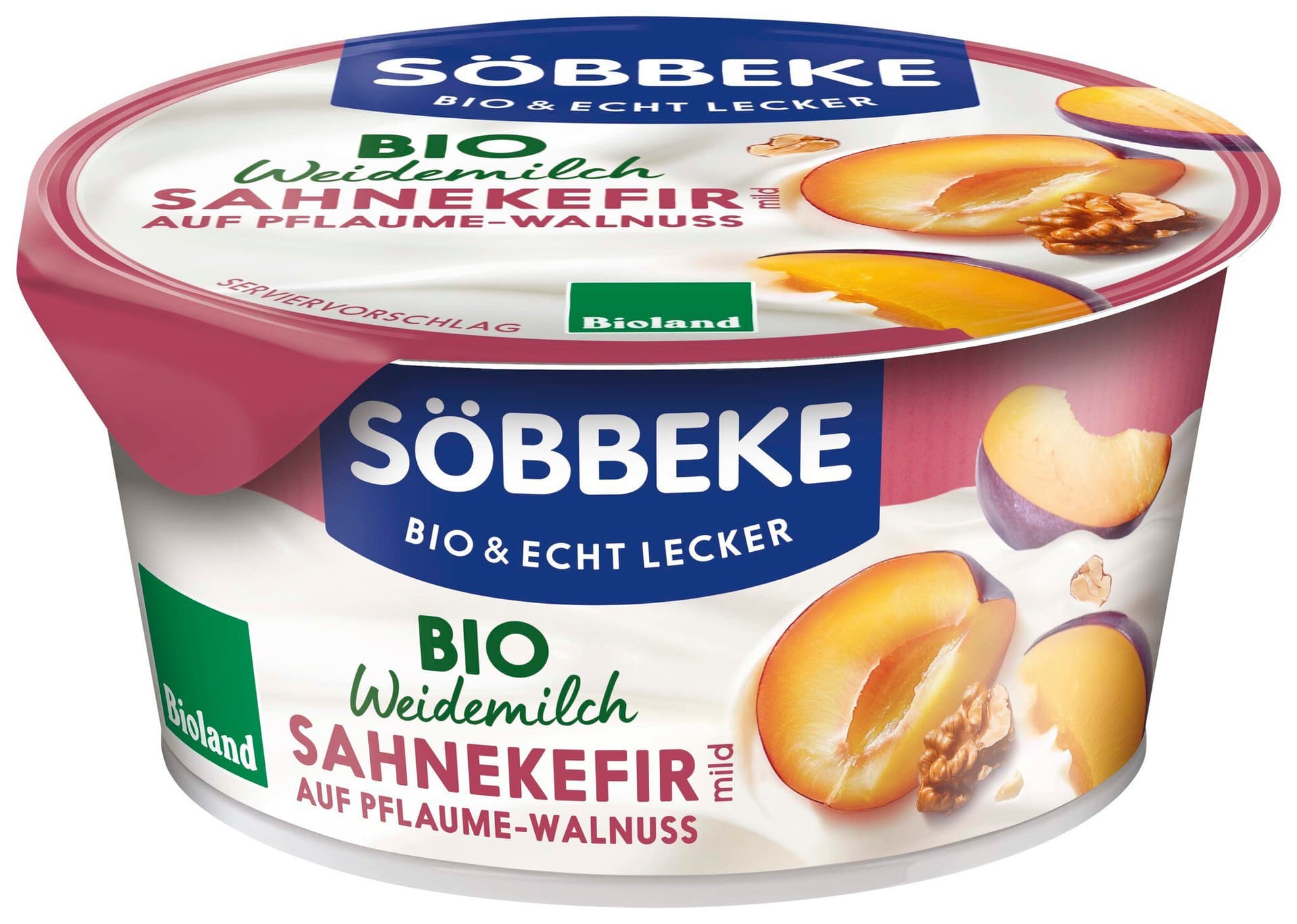 Söbbeke Sahnekefir Pflaume-Walnuss 10%