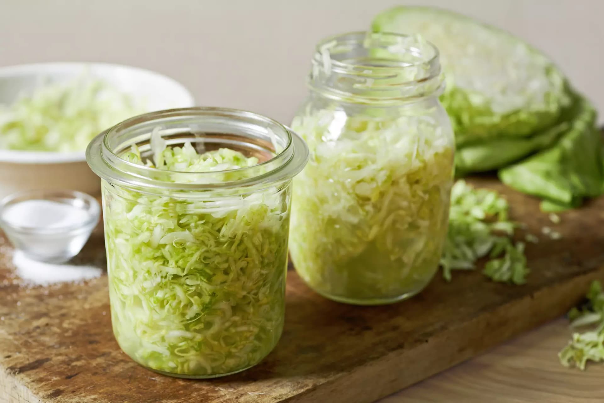 Sauerkraut im Glas