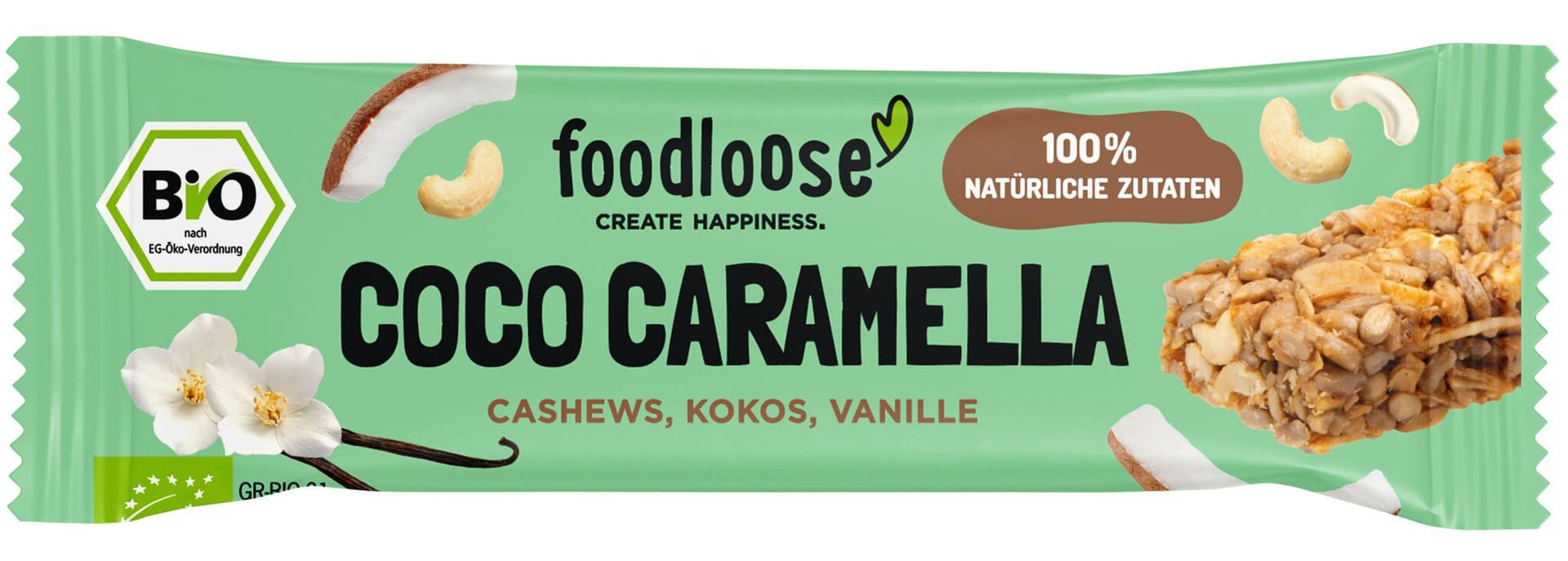 foodloose Coco Caramella Nussriegel