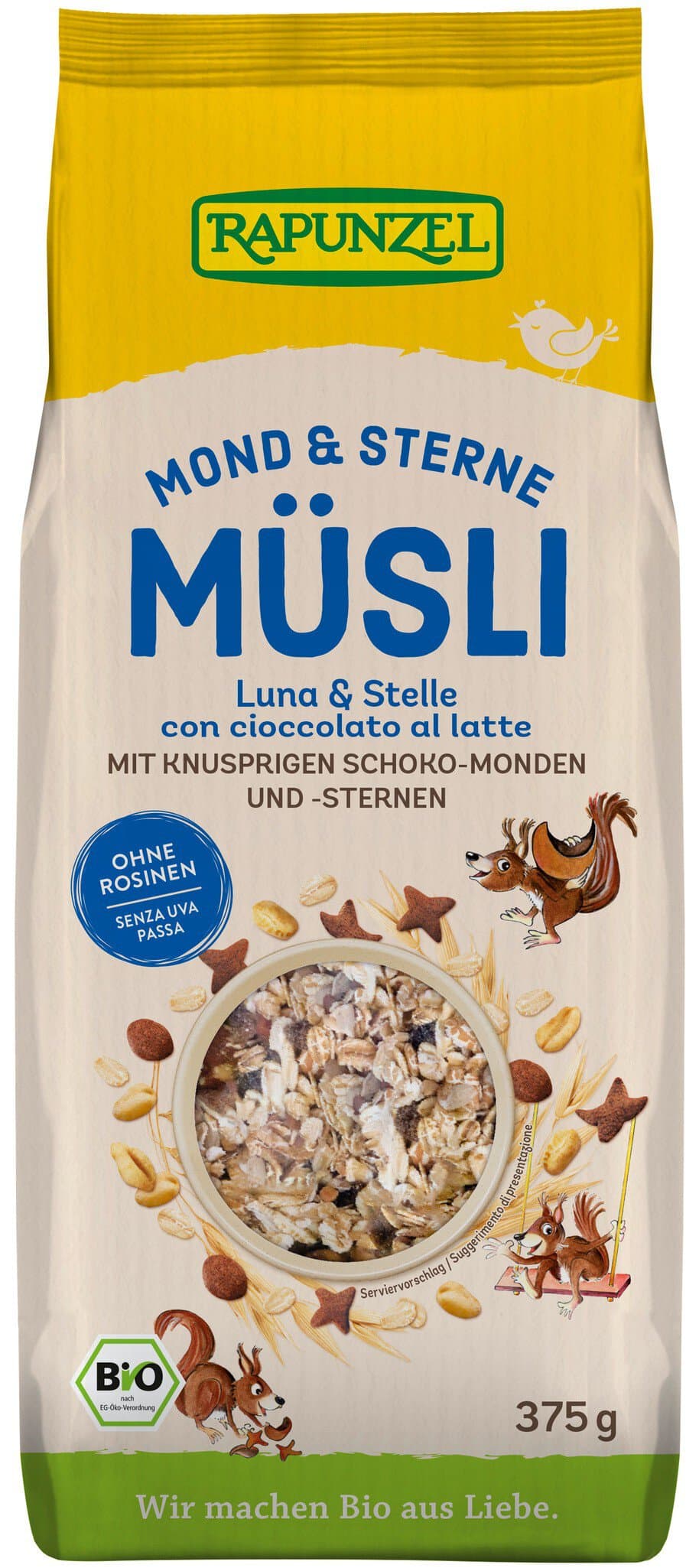 Rapunzel Müsli Mond & Sterne