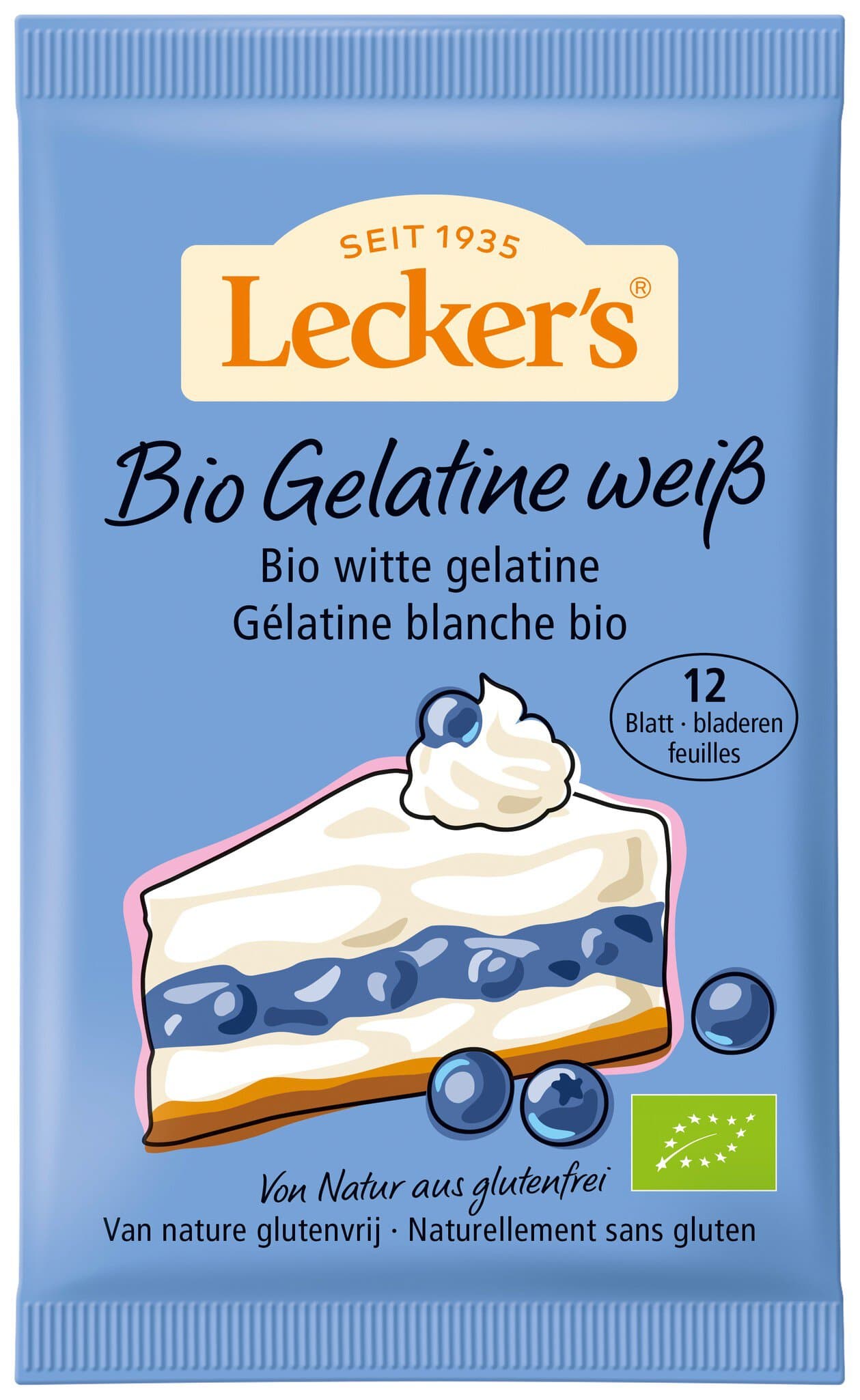 Lecker s Blatt Gelatine 12 Blatt