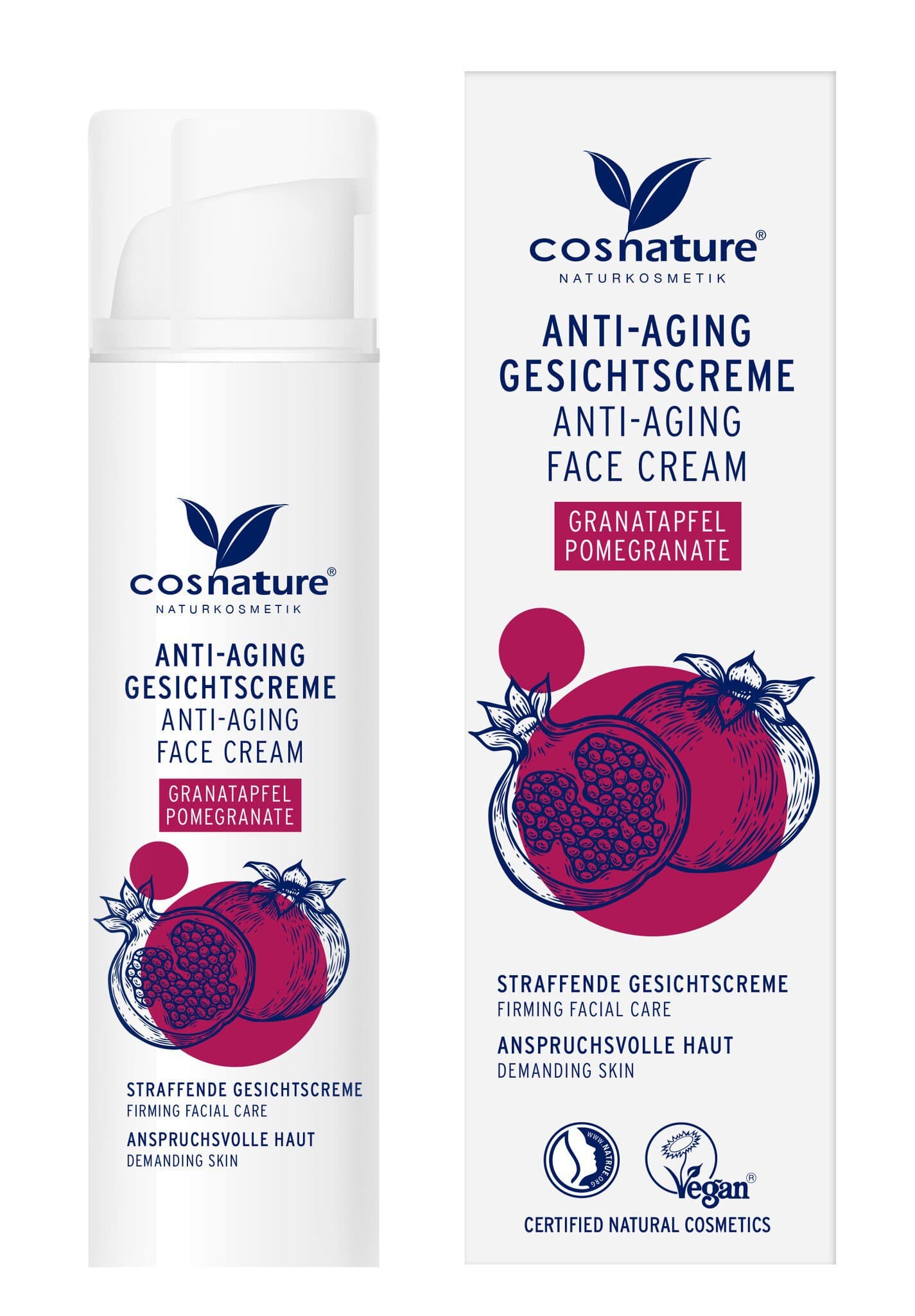 cosnature Allround Gesichtscreme Granatapfel