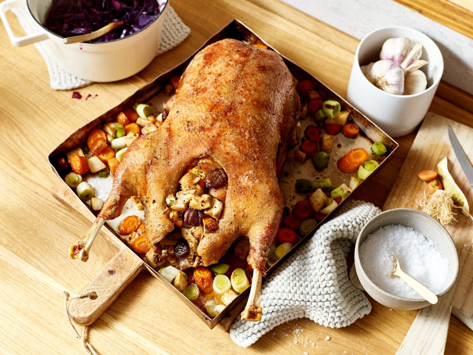 Gänsebraten