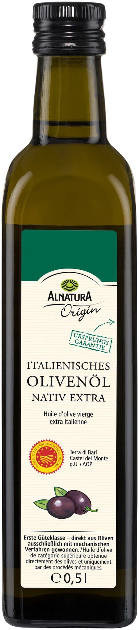 Alnatura Origin Italienisches natives Olivenöl extra