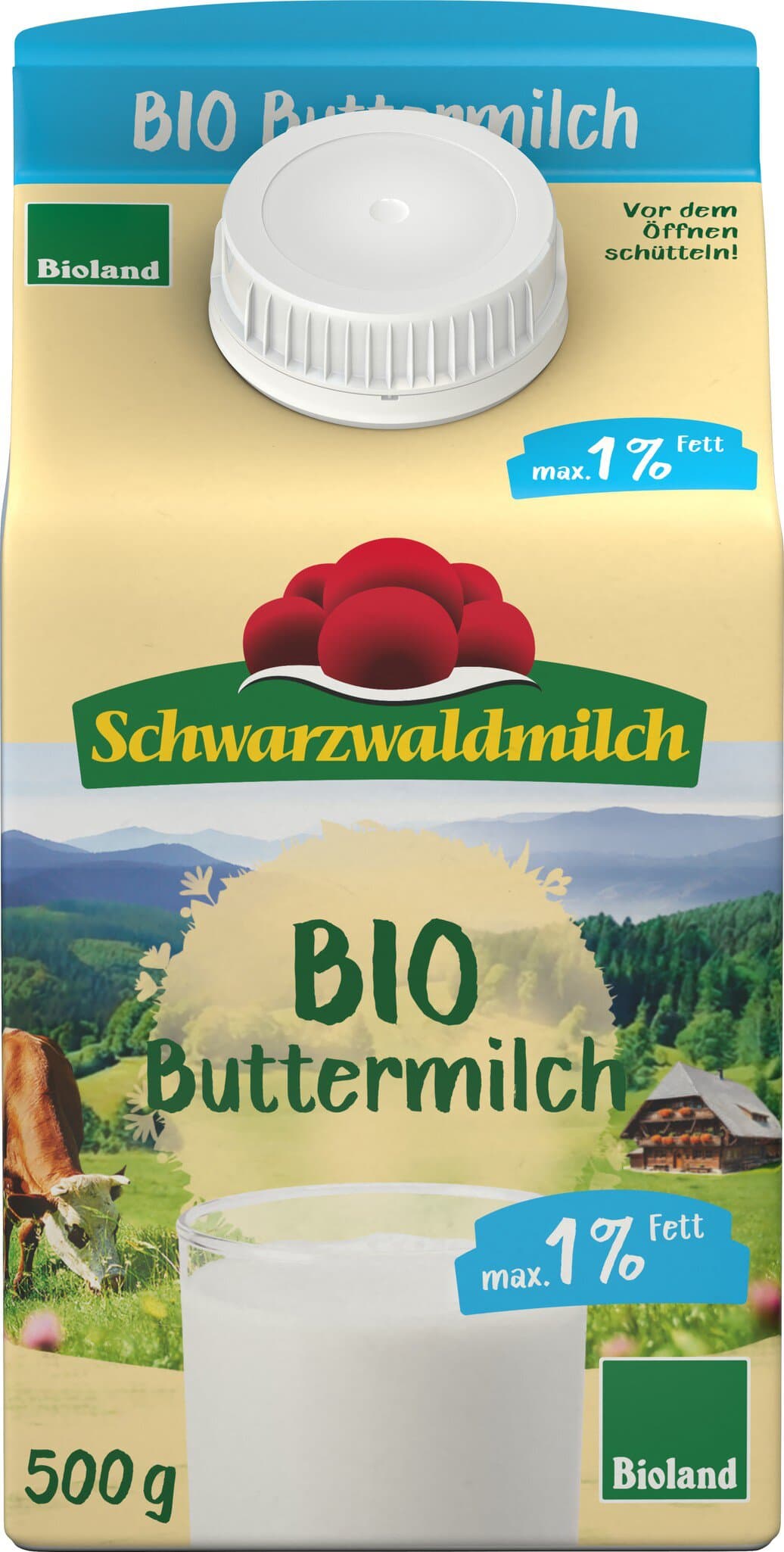 Schwarzwaldmilch Buttermilch 1%