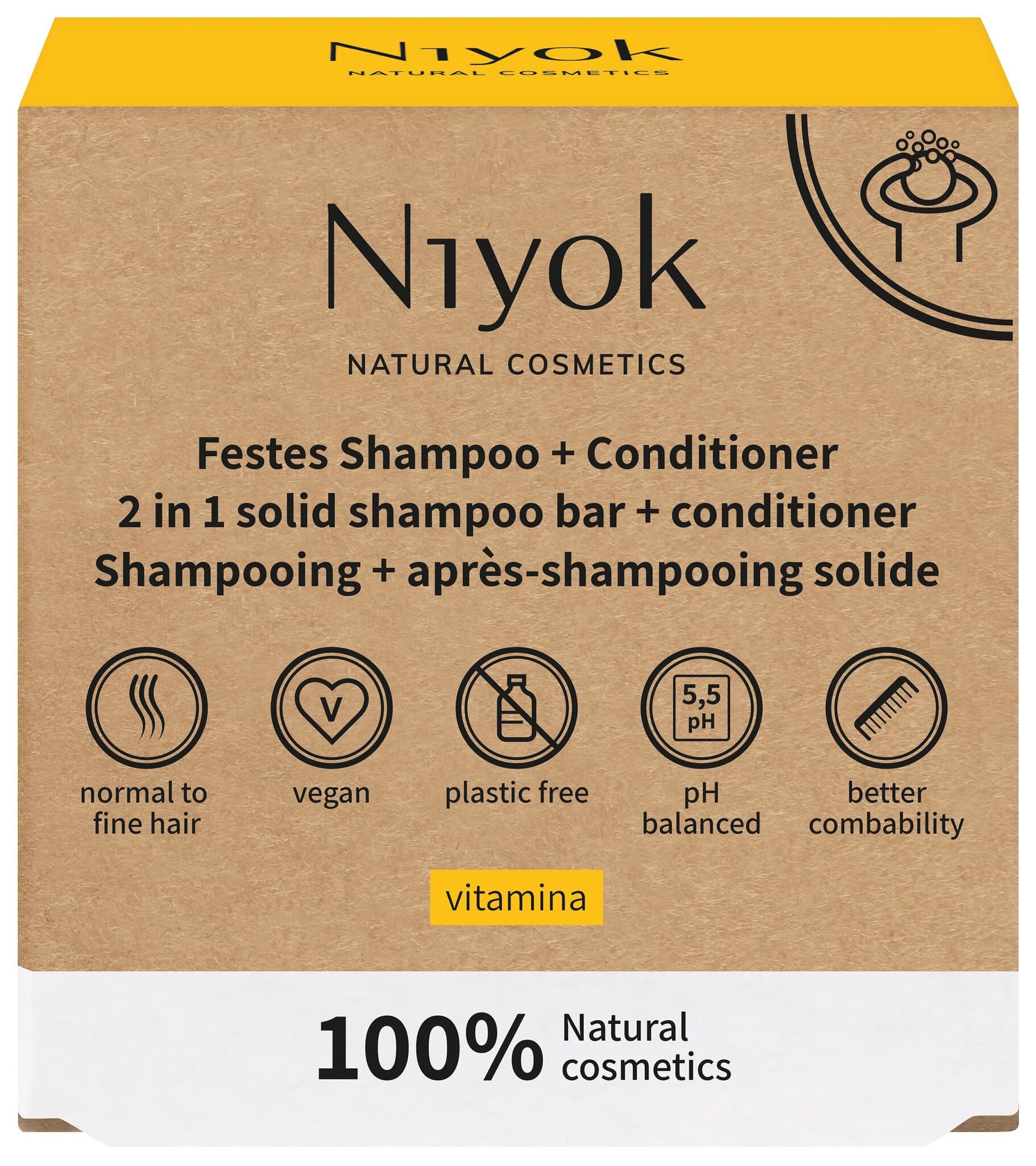 Niyok Festes Shampoo+Spülung Vitamina