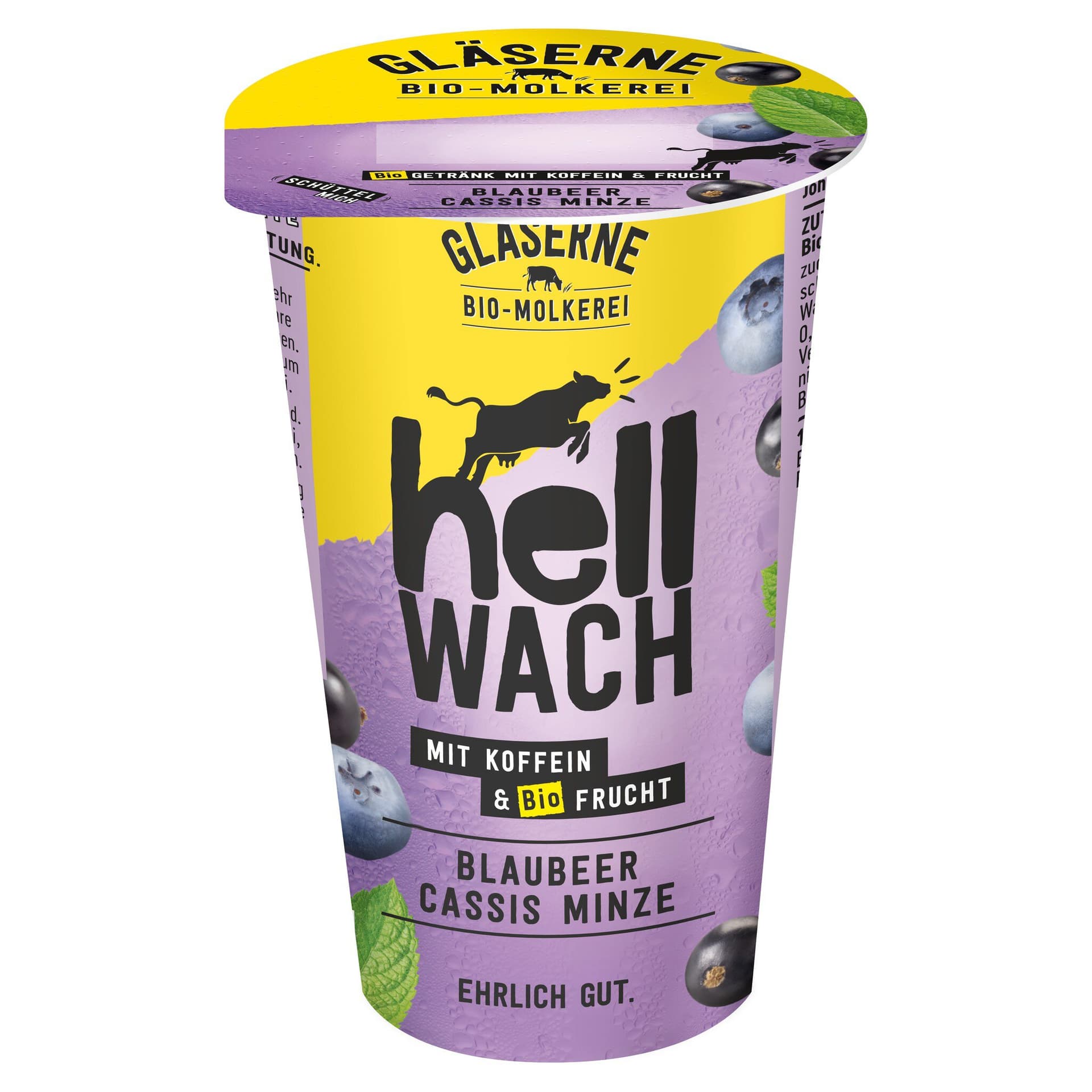 Gläserne Molkerei HellWach Blaubeer Cassis Minze