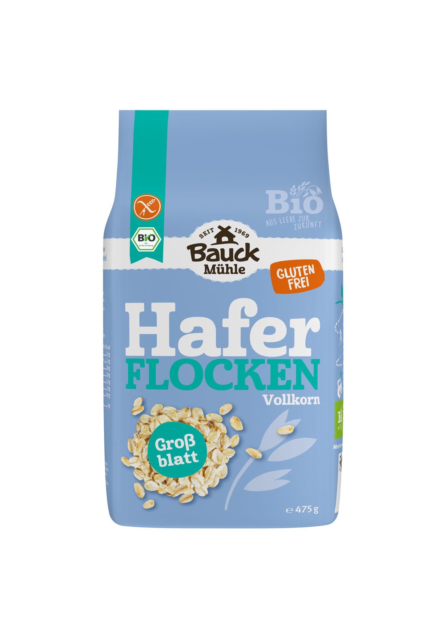 Bauckmühle Haferflocken Großblatt glutenfrei