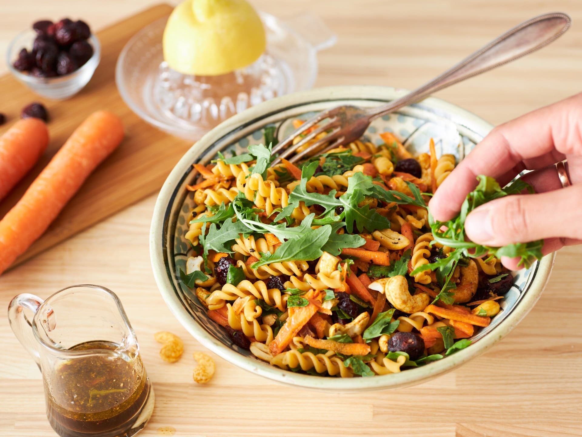 Orientalischer Pasta-Salat