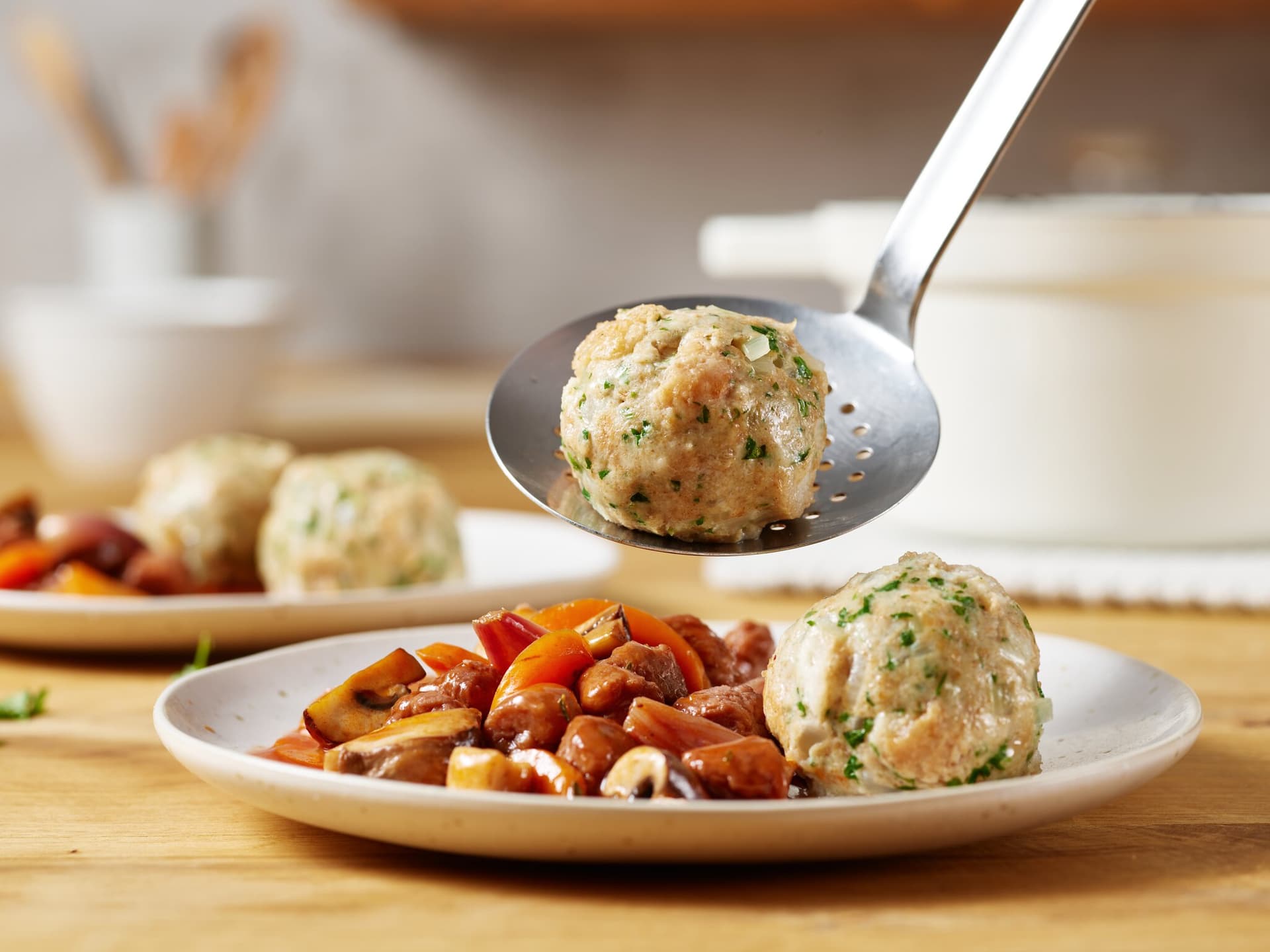 Vegane Semmelknödel
