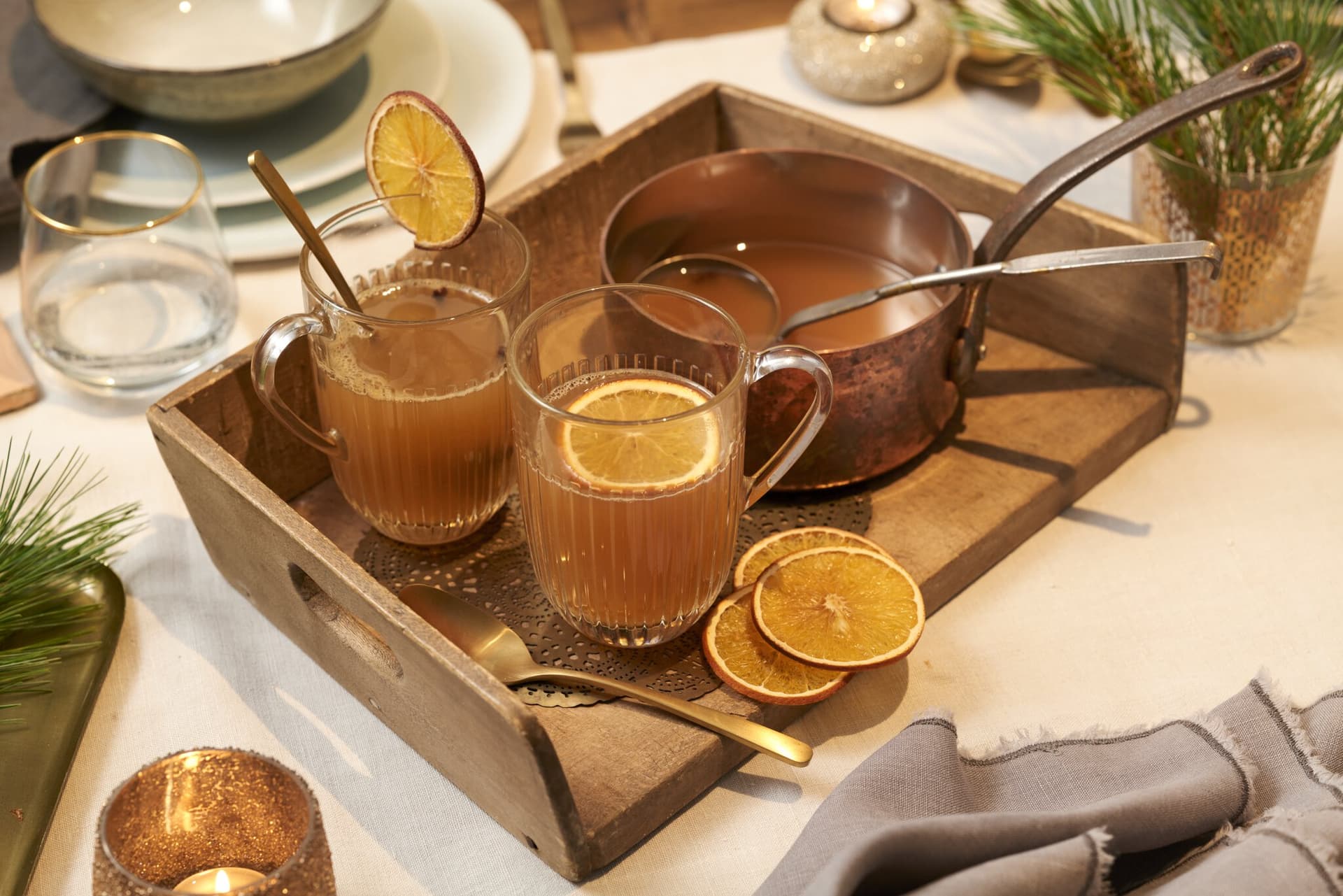 Apfel-Rum-Punsch