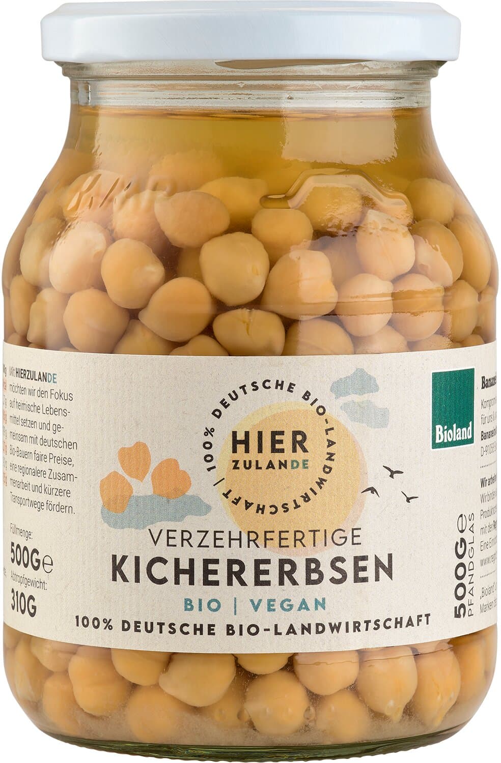 Hierzulande Kichererbsen