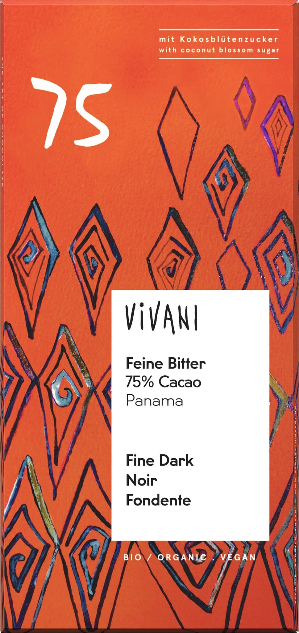 Vivani Feine Bitter 75% Cacao Panama