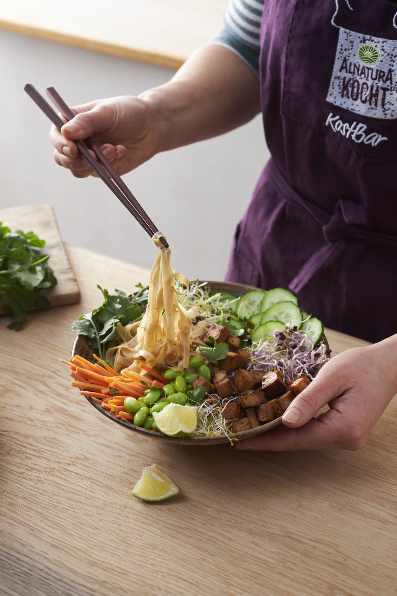 Asiatischer Reisnudelsalat