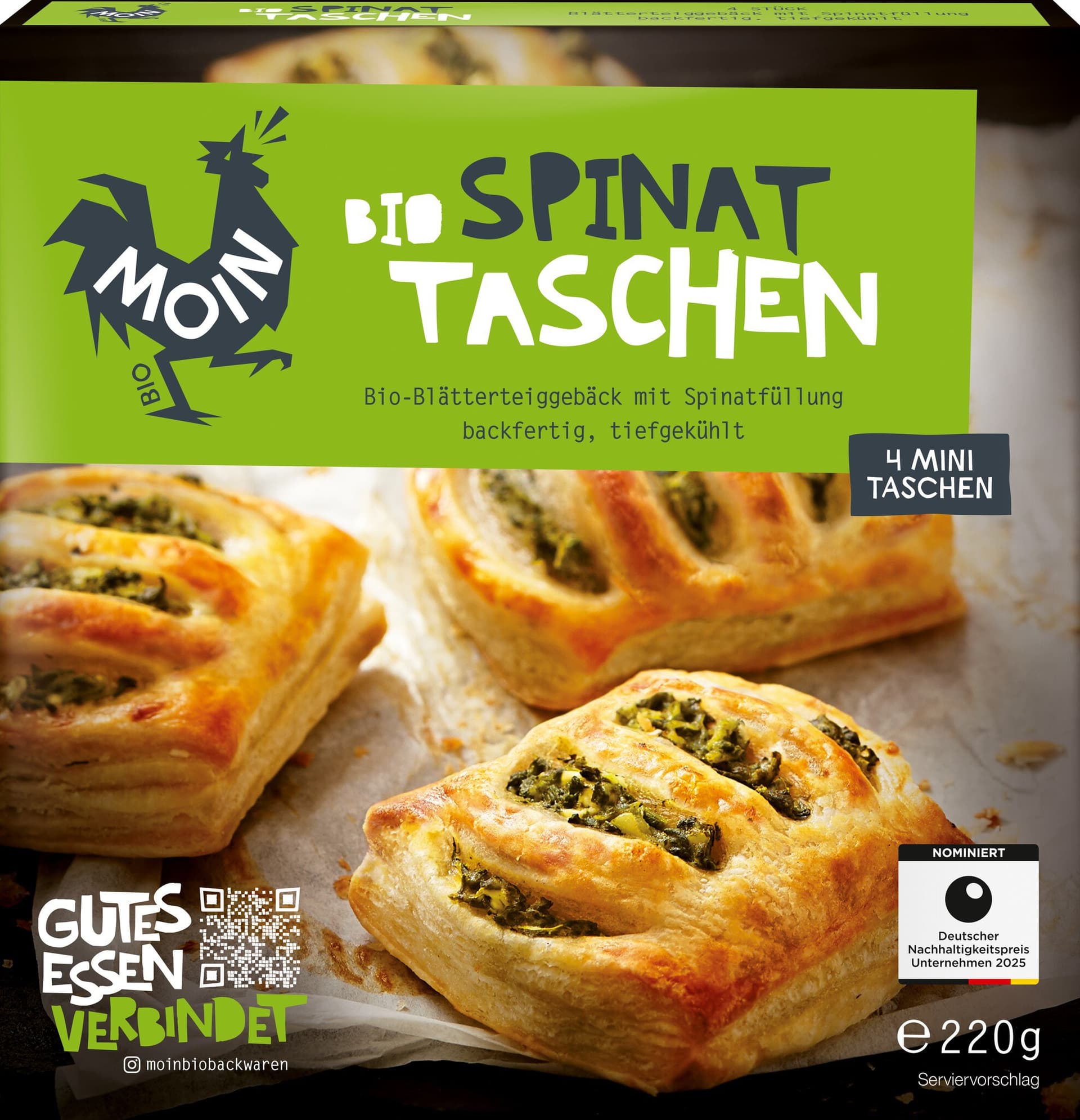 Moin Spinat Taschen (TK)