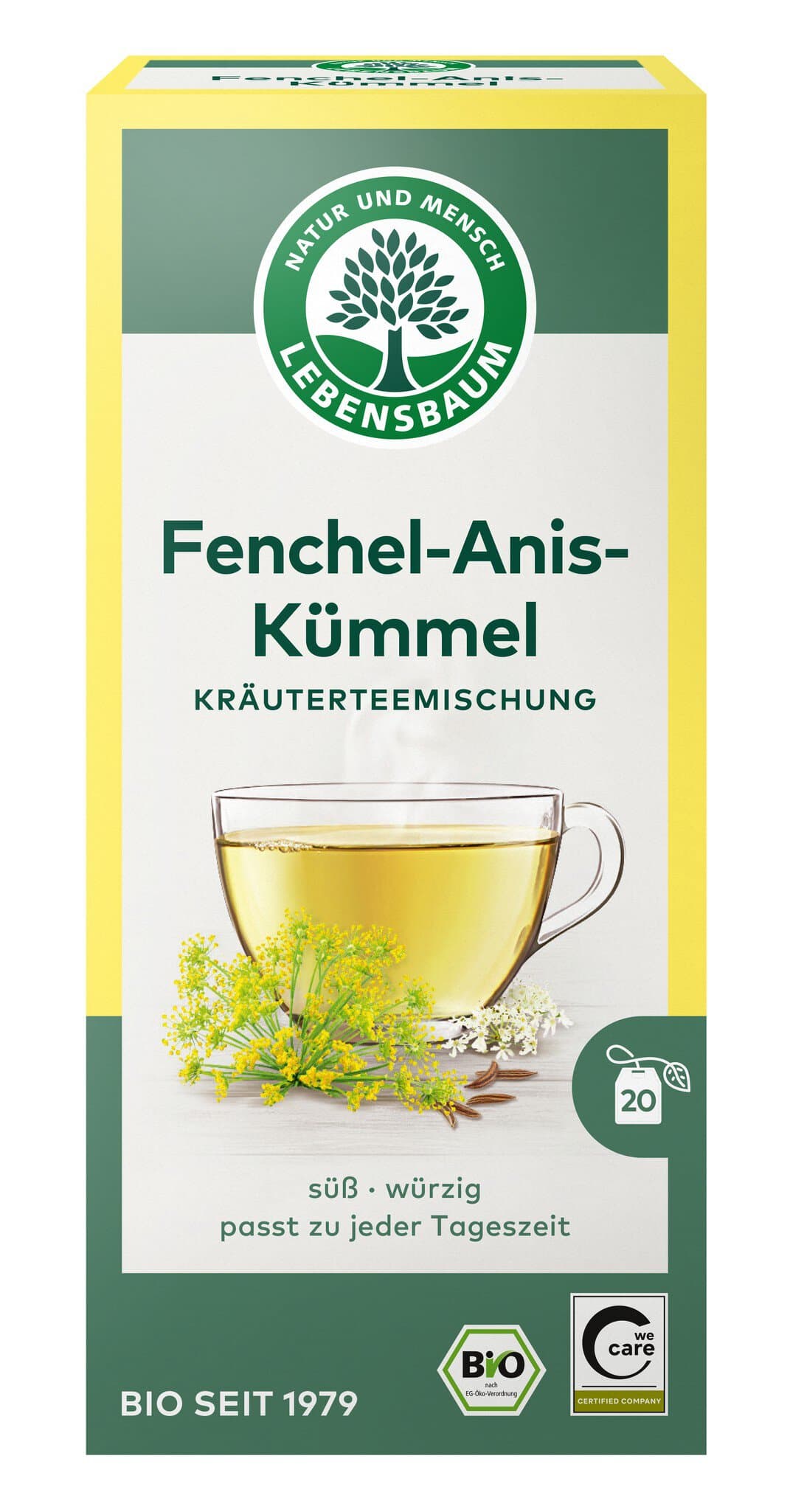 Lebensbaum Fenchel-Anis-Kümmel Tee