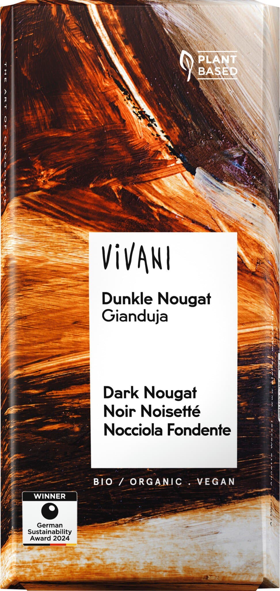 Vivani Dunkle Nougat Schokolade