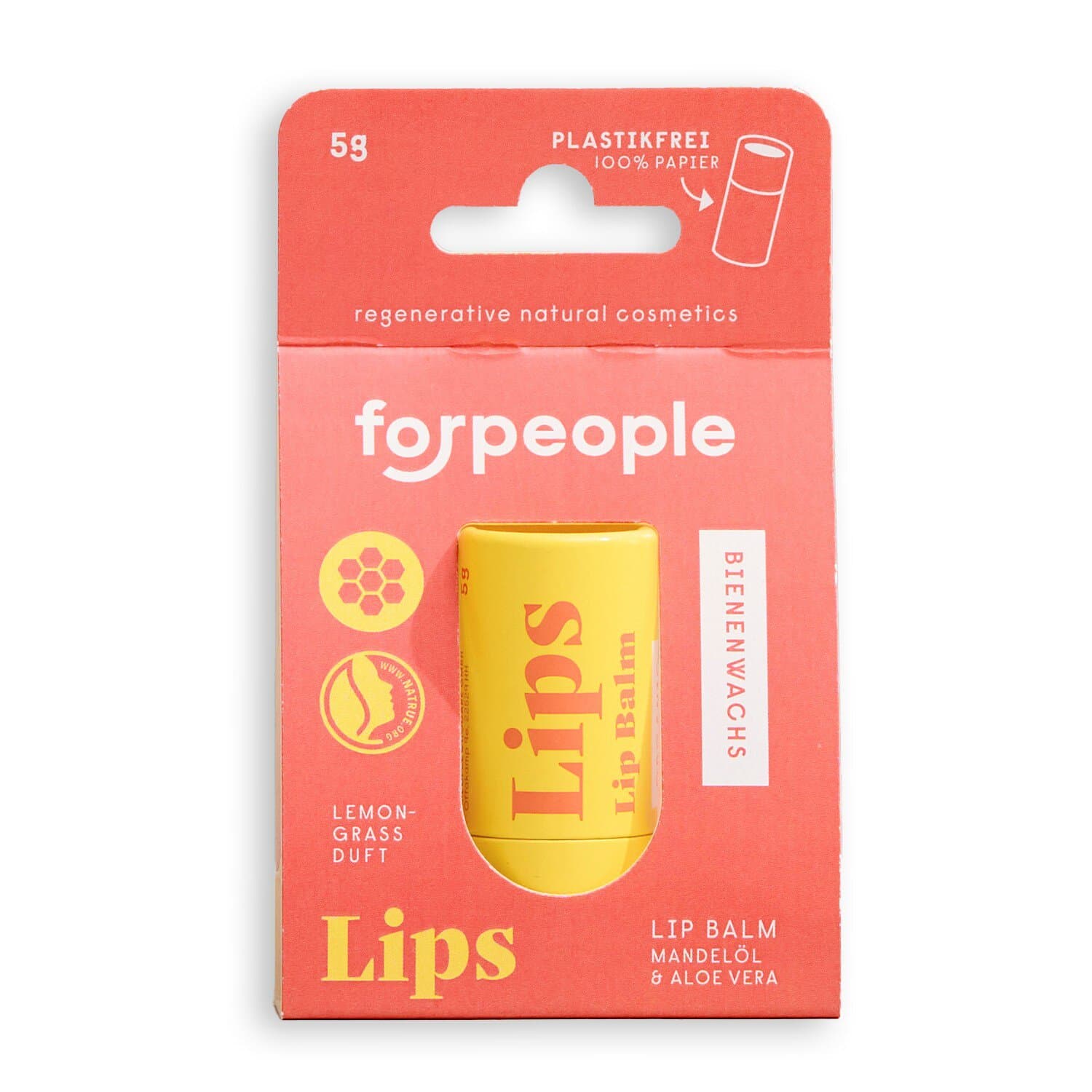 forpeople Lip Balm Bienenwachs