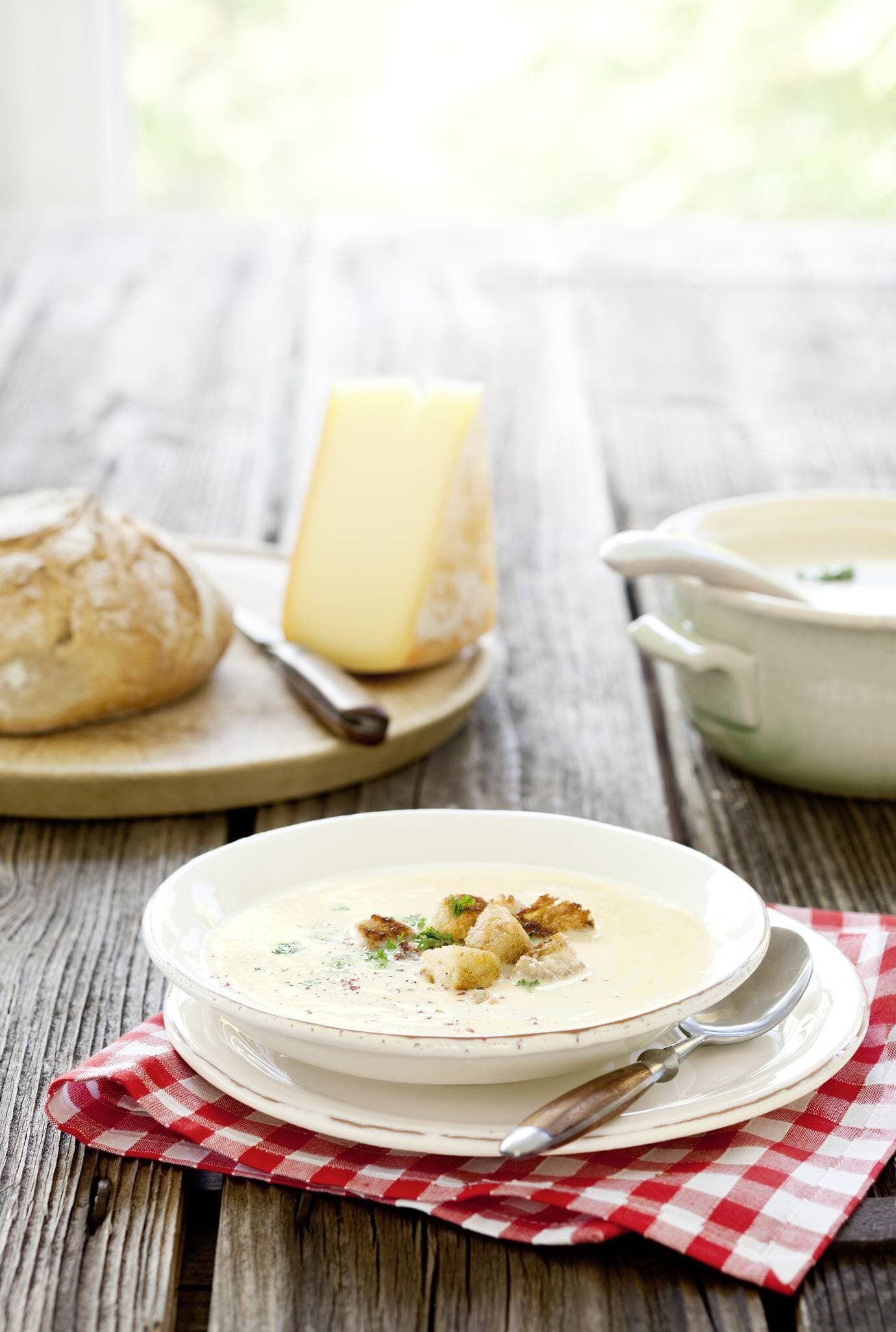 Schweizer Käsesuppe