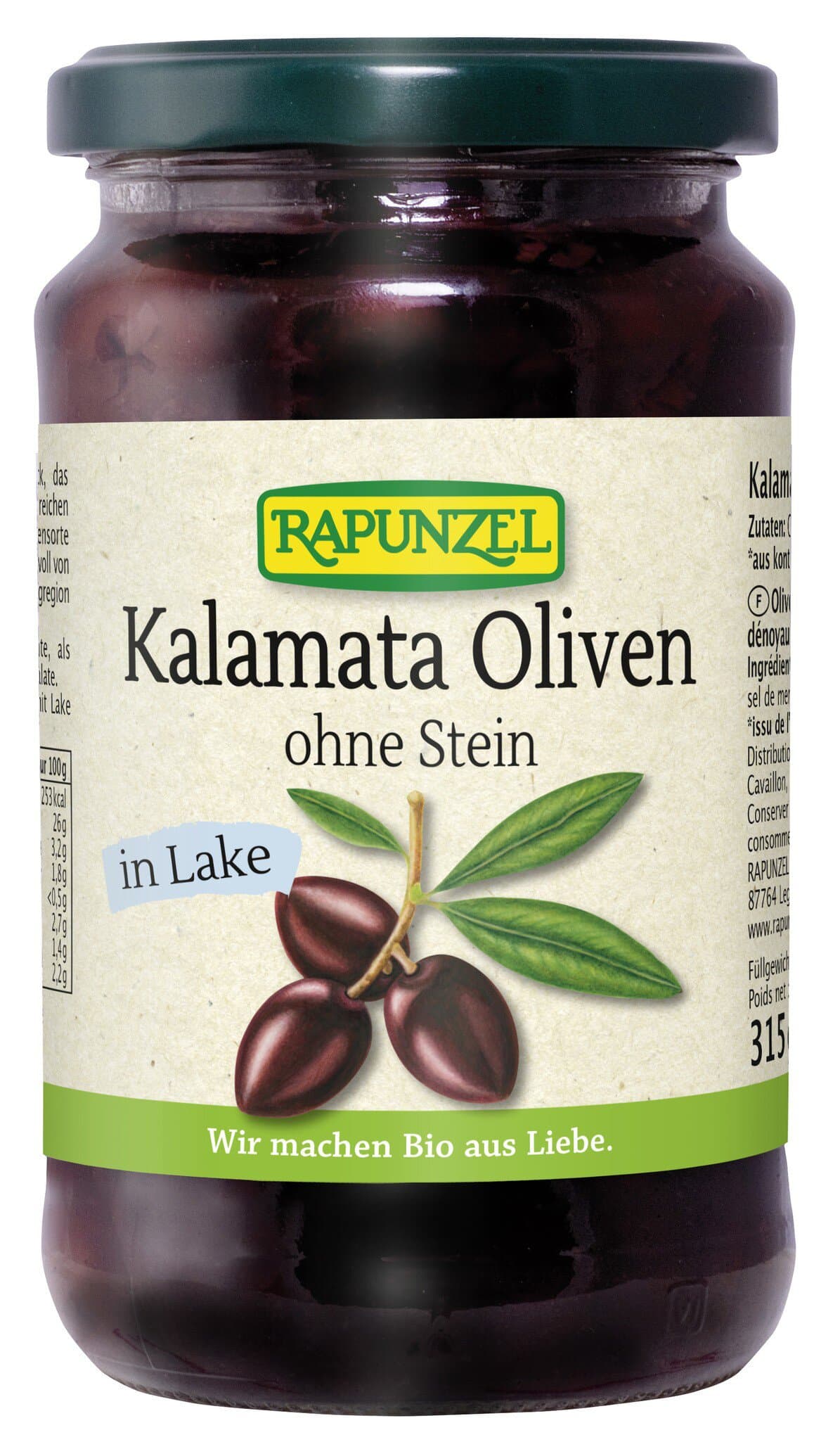 Rapunzel Oliven Kalamata, entsteint in Lake