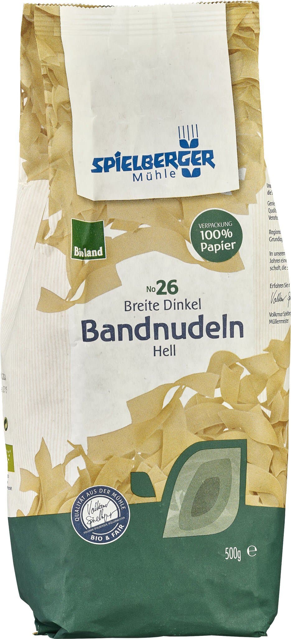 Spielberger Breite Dinkel Bandnudeln
