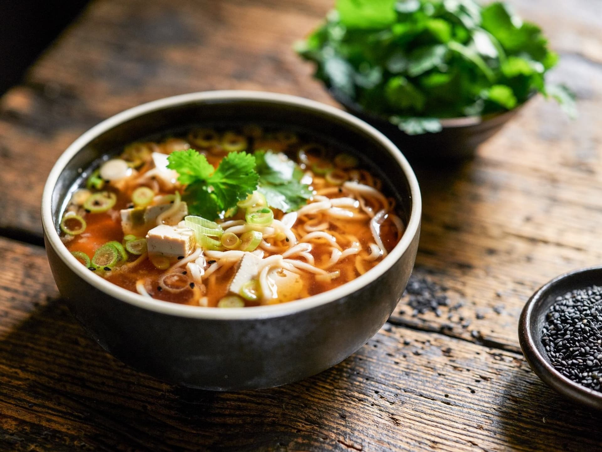 Misosuppe mit Tofu