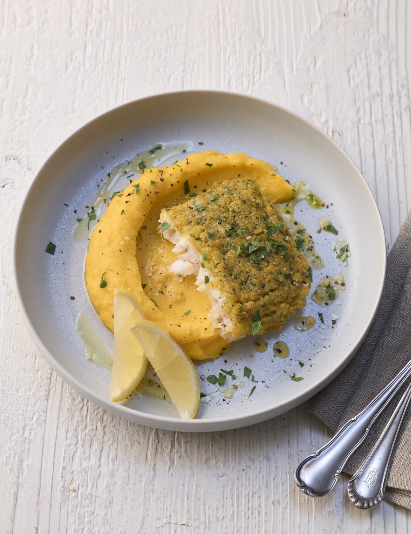 Schlemmerfilet mit Gemüsepüree
