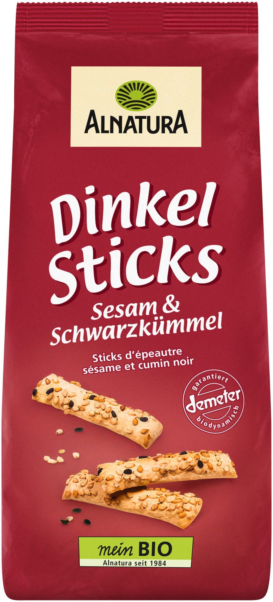 Alnatura Dinkelsticks Sesam und Schwarzkümmel