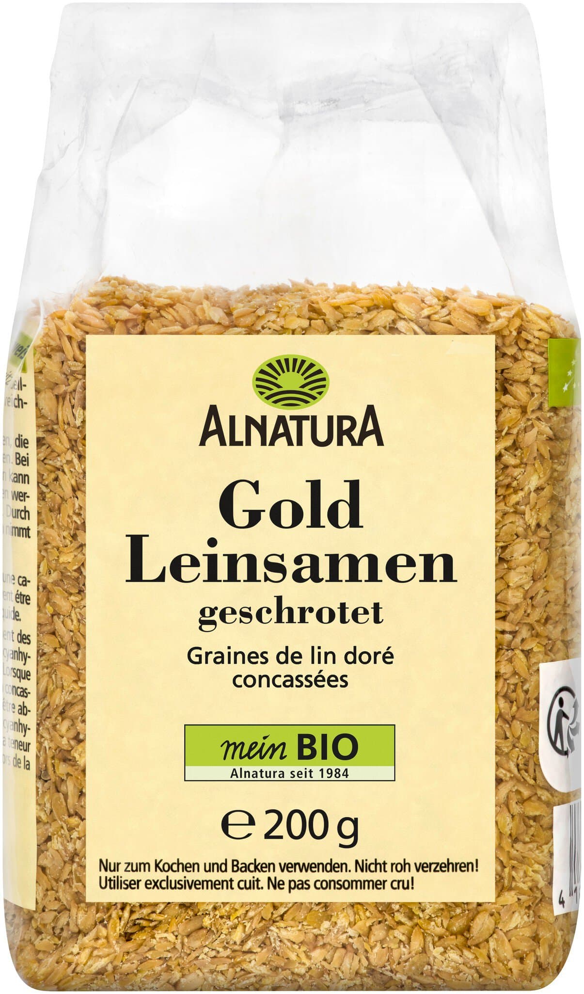 Alnatura Goldleinsamen, geschrotet