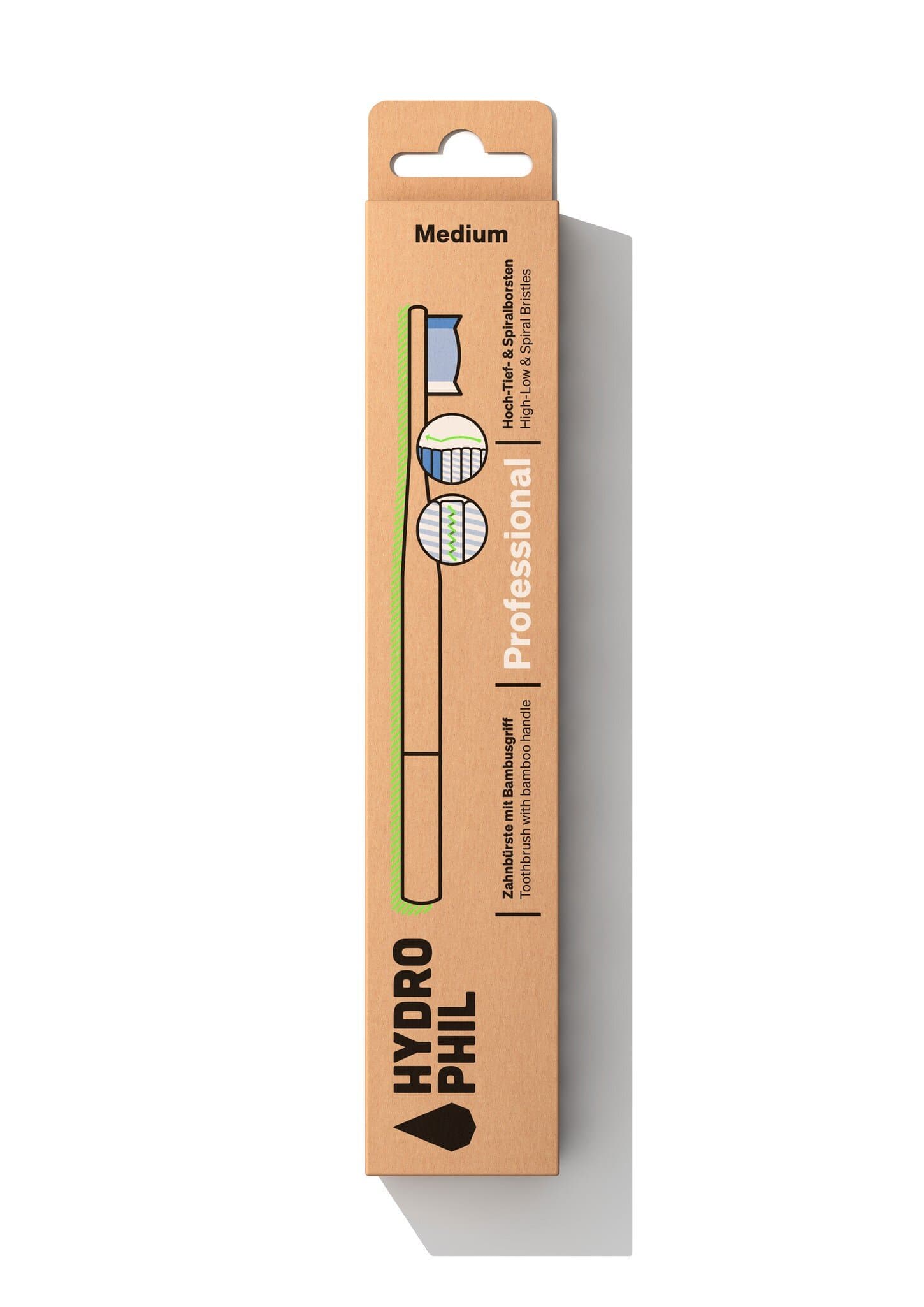 Hydrophil Zahnbürste Professional medium
