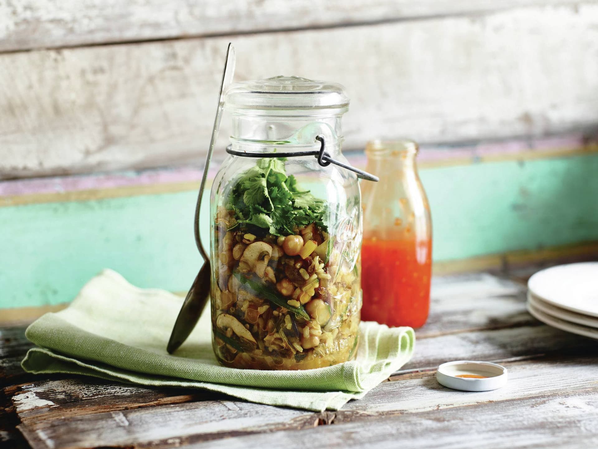 Asiatischer Reissalat