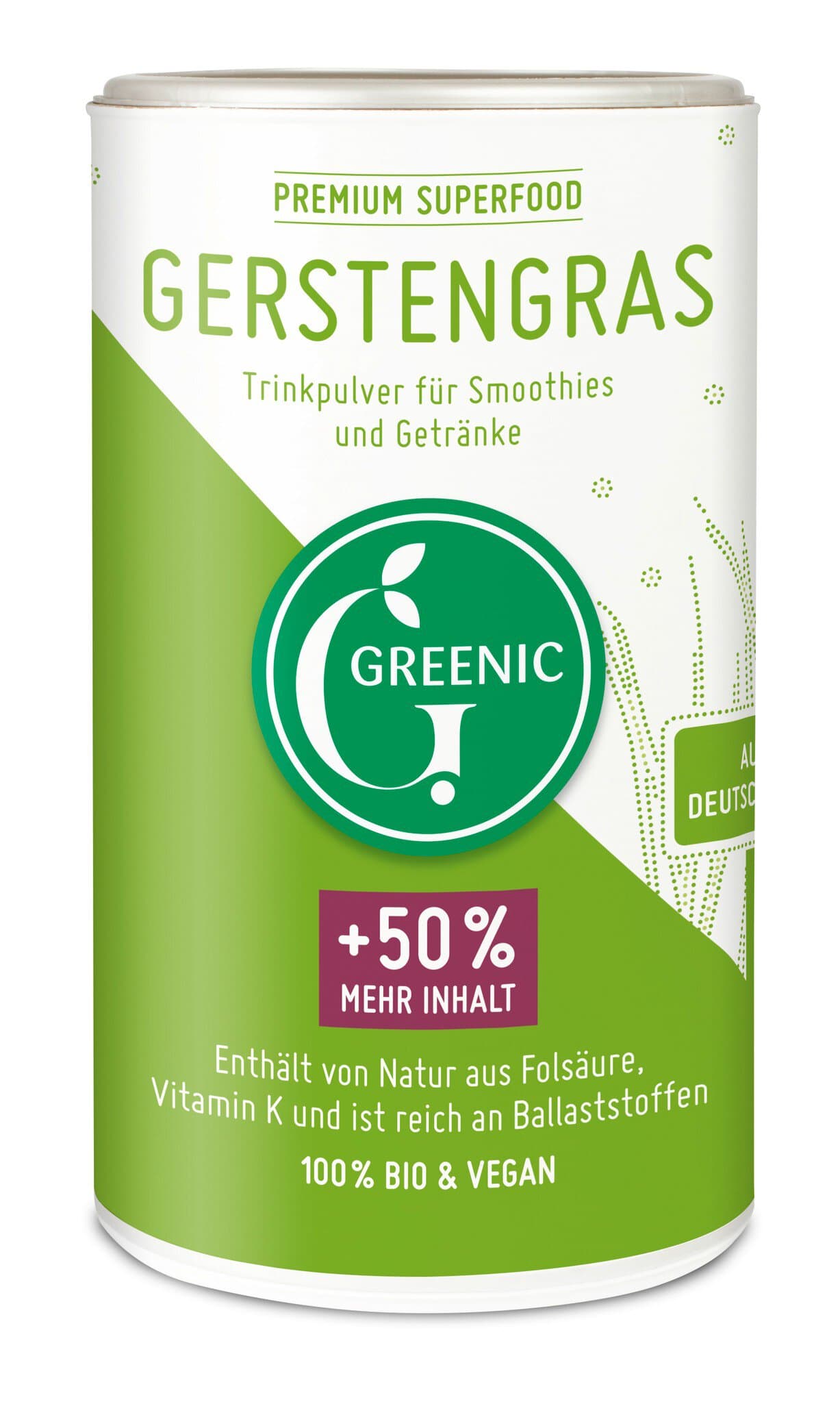 Greenic Gerstengraspulver Trinkpulver