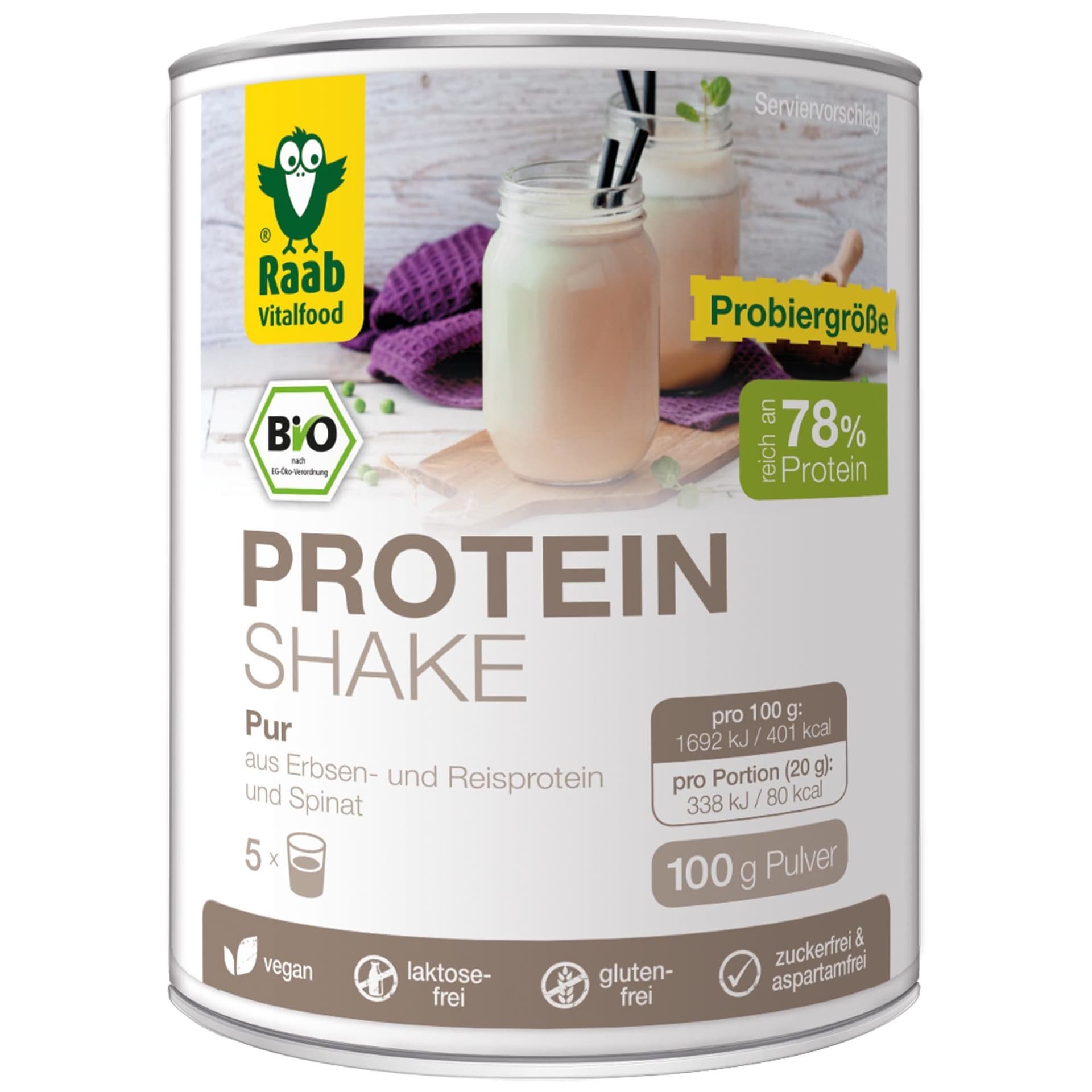Raab Vitalfood Protein Shake Pur