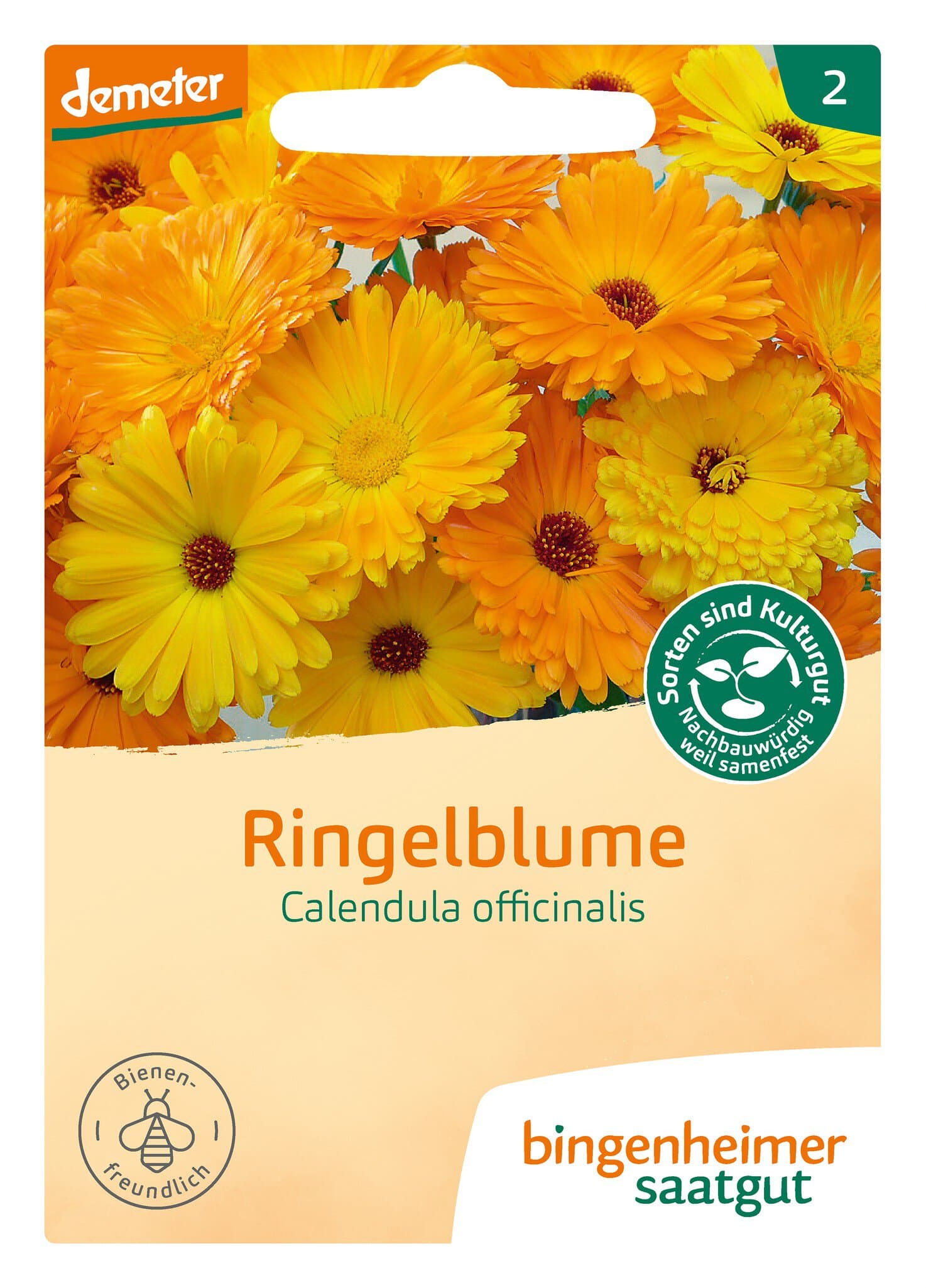 Bingenheimer Saatgut Calendula - Ringelblume (Blumensamen)