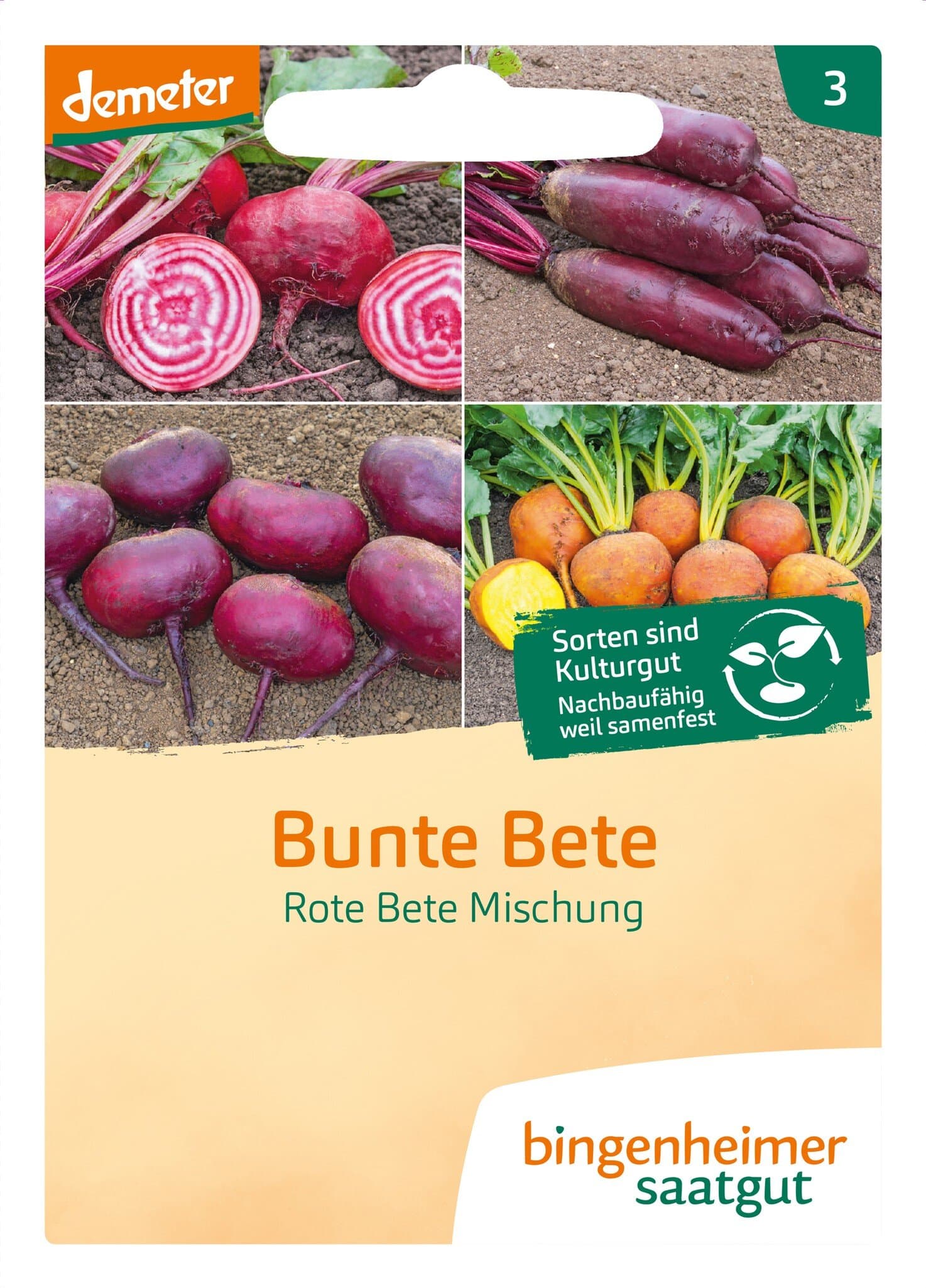 Bingenheimer Saatgut Rote Bete Mischung (Salatsamen)