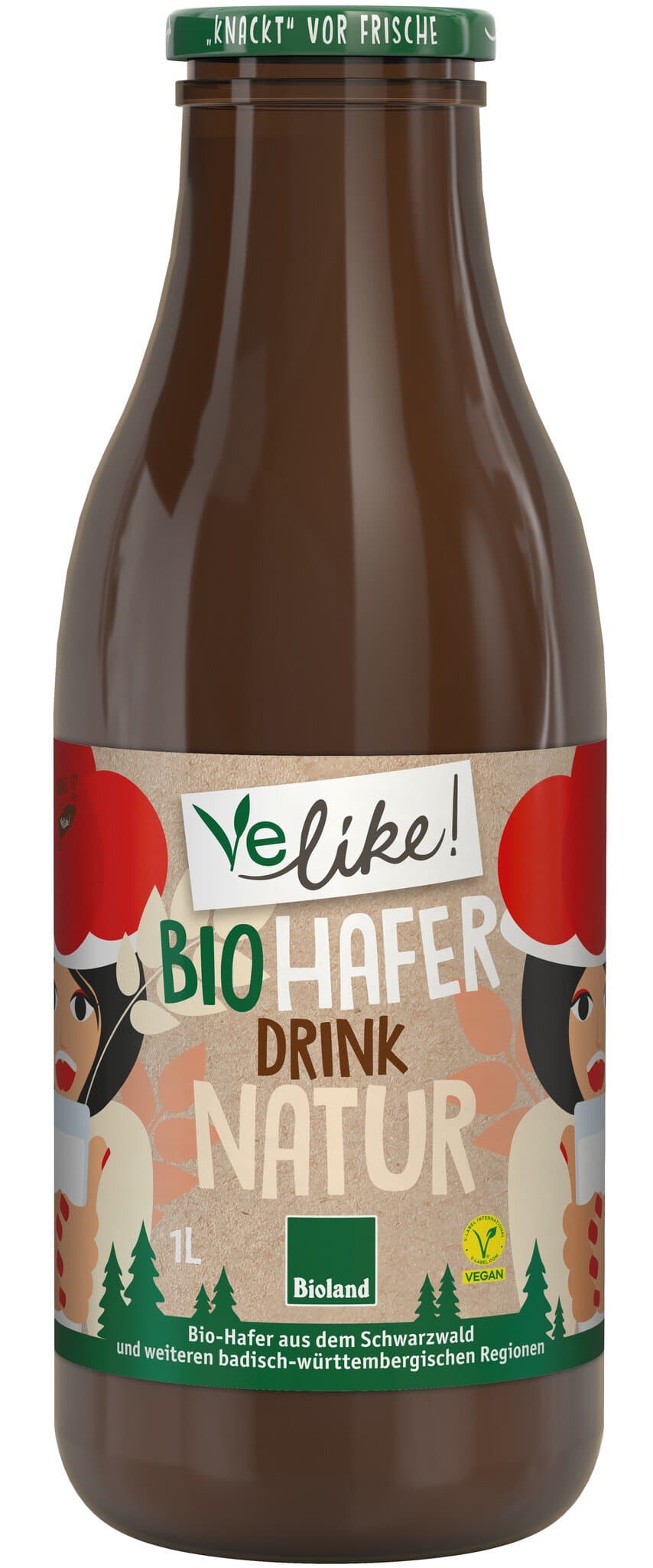 Velike! Frischer Haferdrink Natur vegan