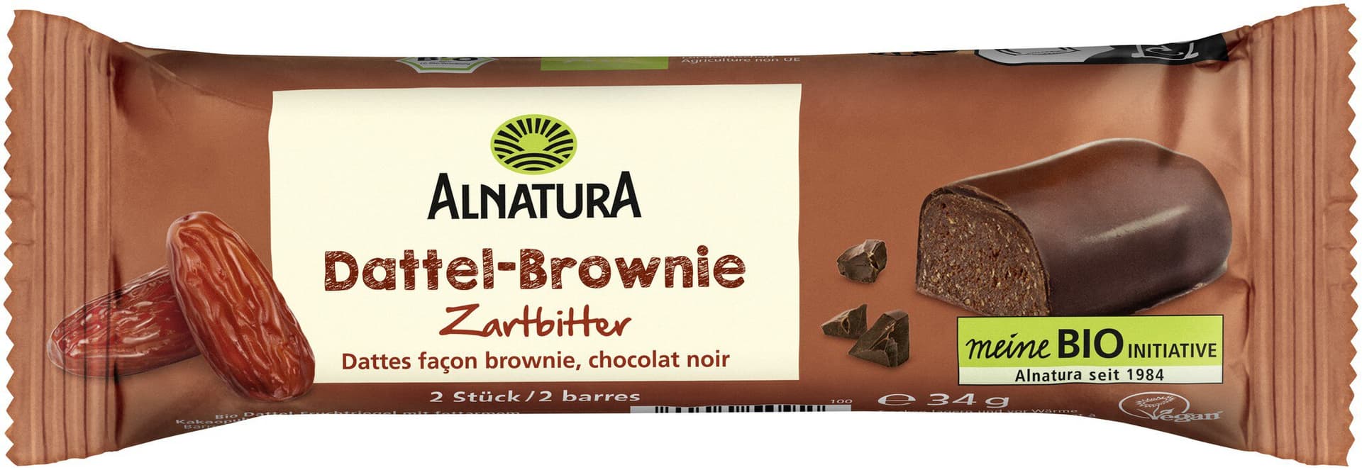 Alnatura Fruchtriegel Dattel-Brownie Zartbitter