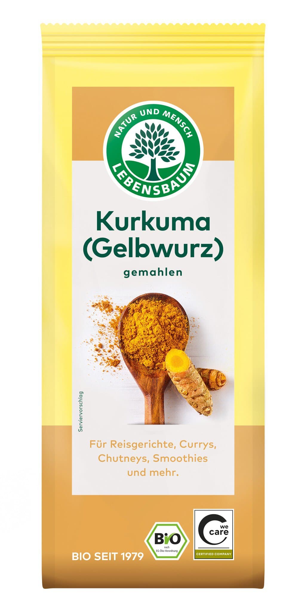 Lebensbaum Kurkuma gemahlen