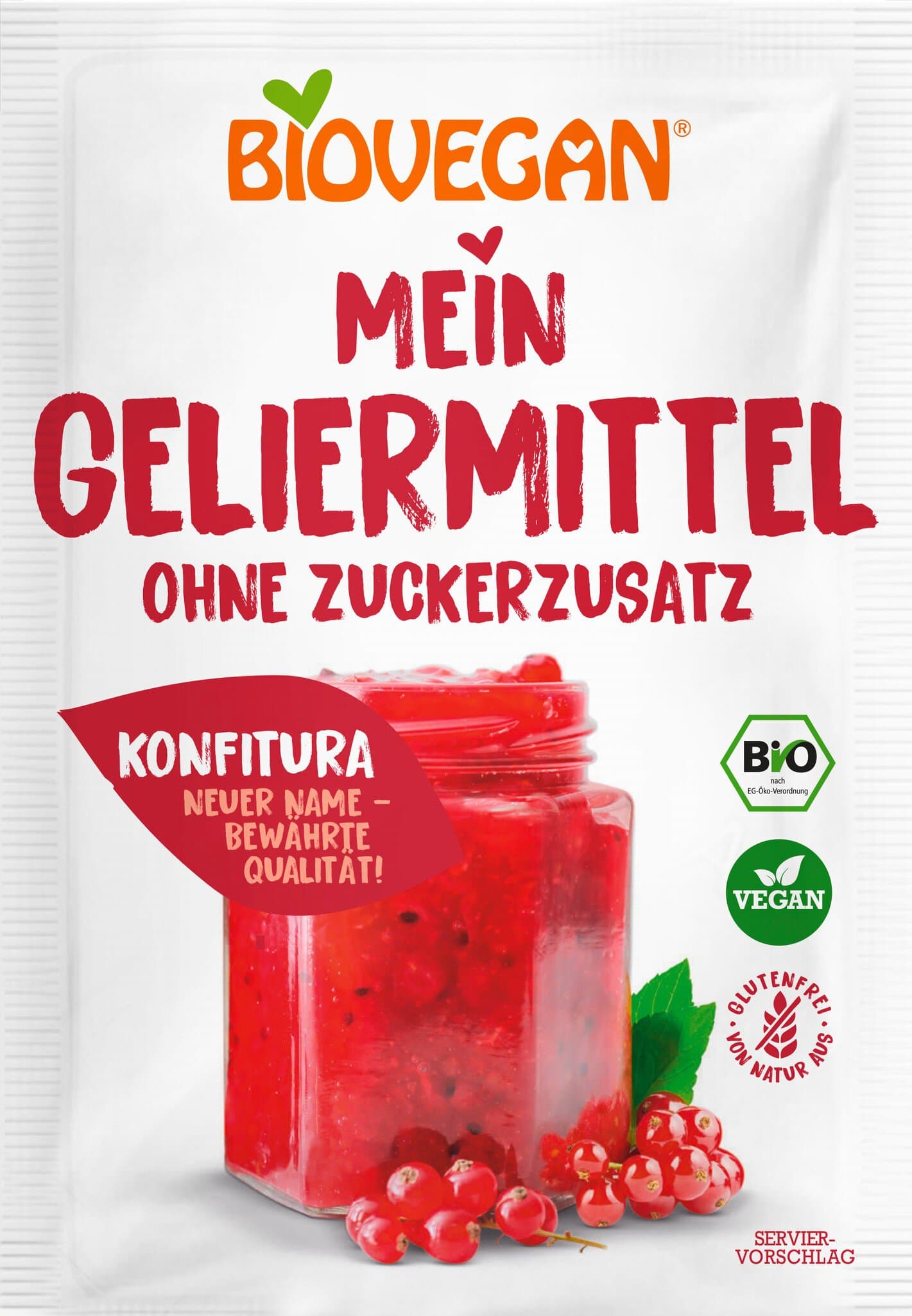 Biovegan Konfitura Geliermittel