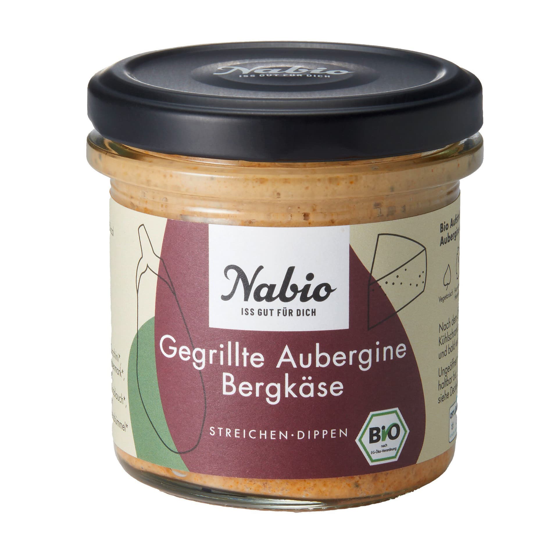 Nabio Saison Gegrillte Aubergine Bergkäse