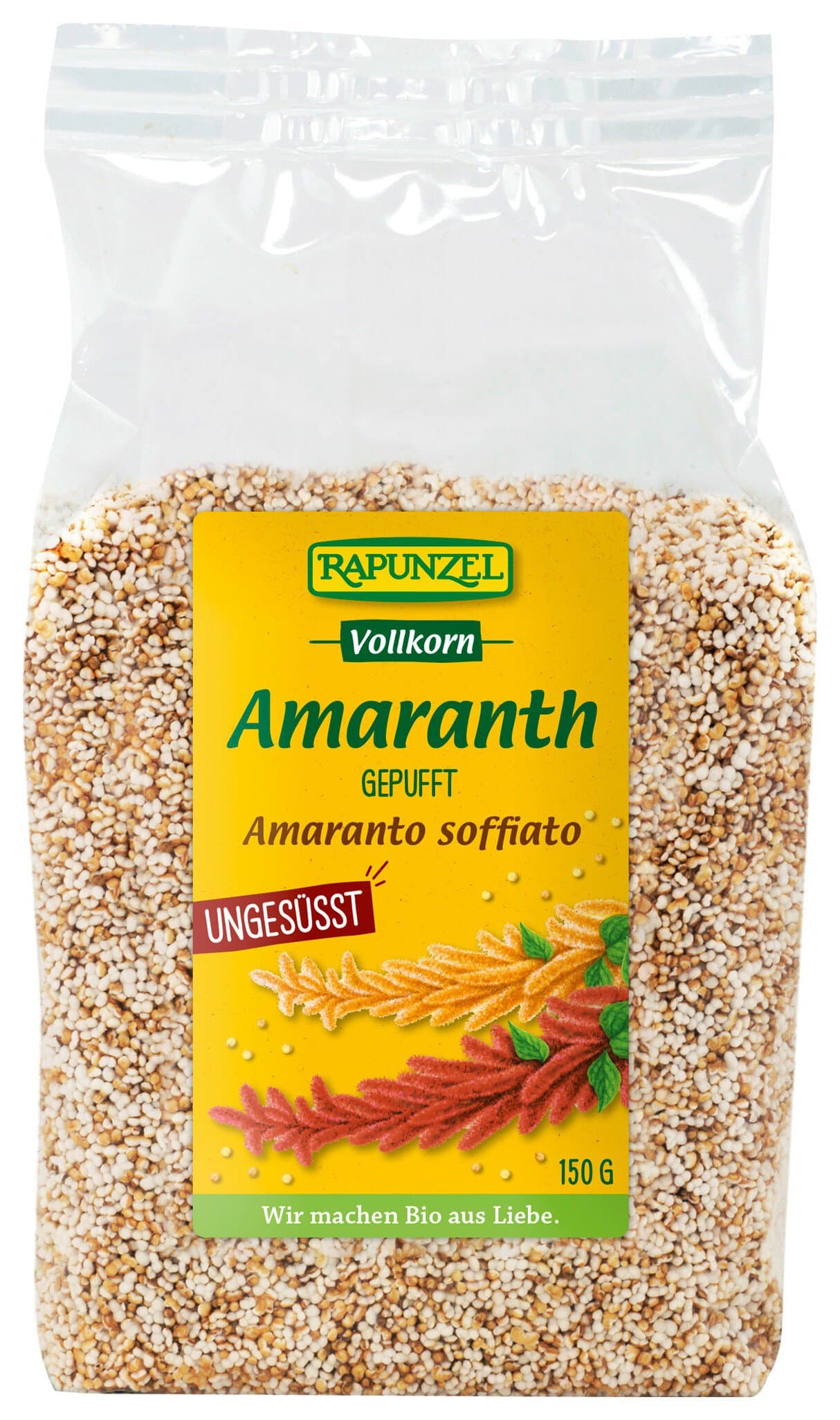 Rapunzel Amaranth gepufft