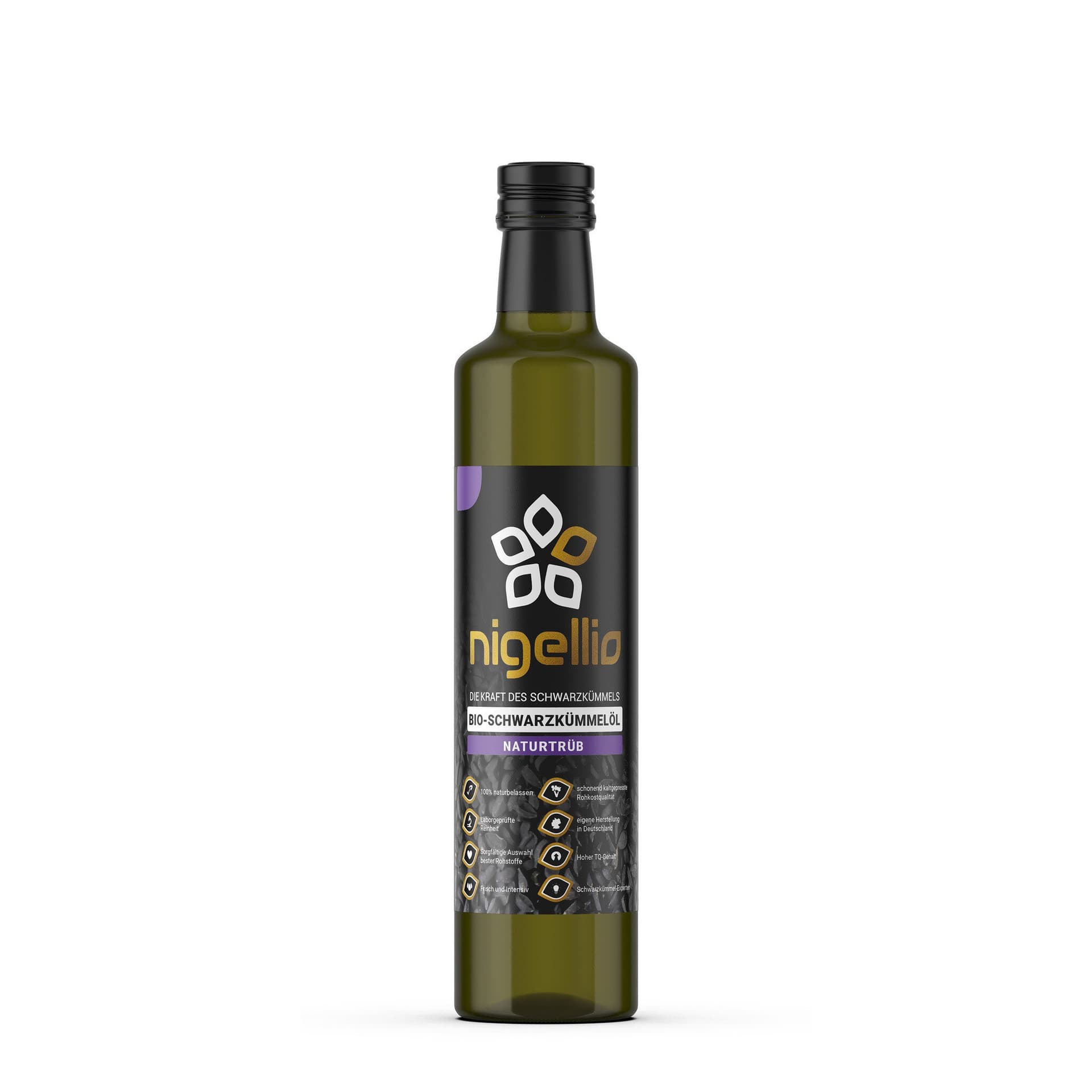 Nigellio Schwarzkümmelöl naturtrüb