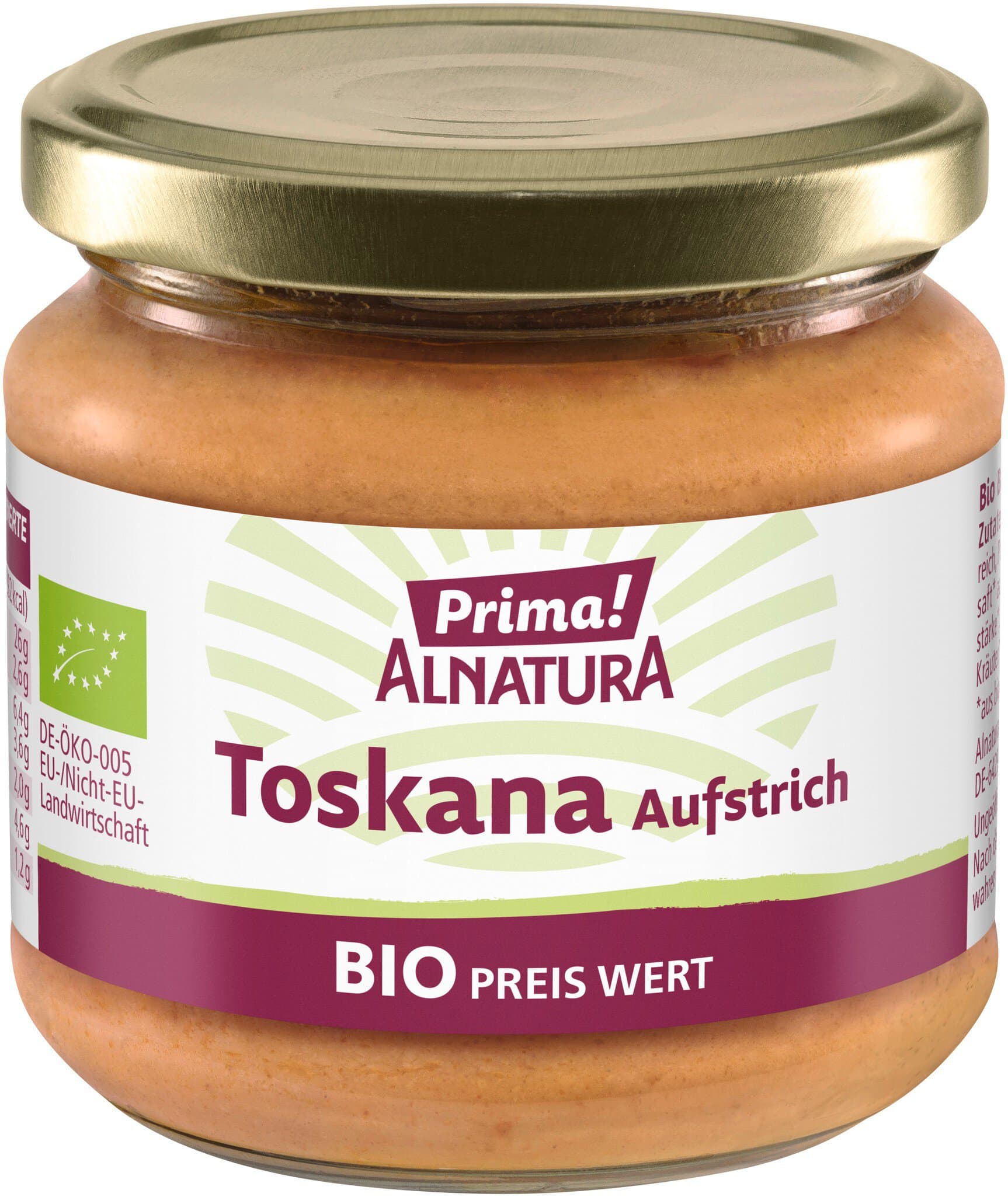 Prima! Alnatura Toskana Aufstrich