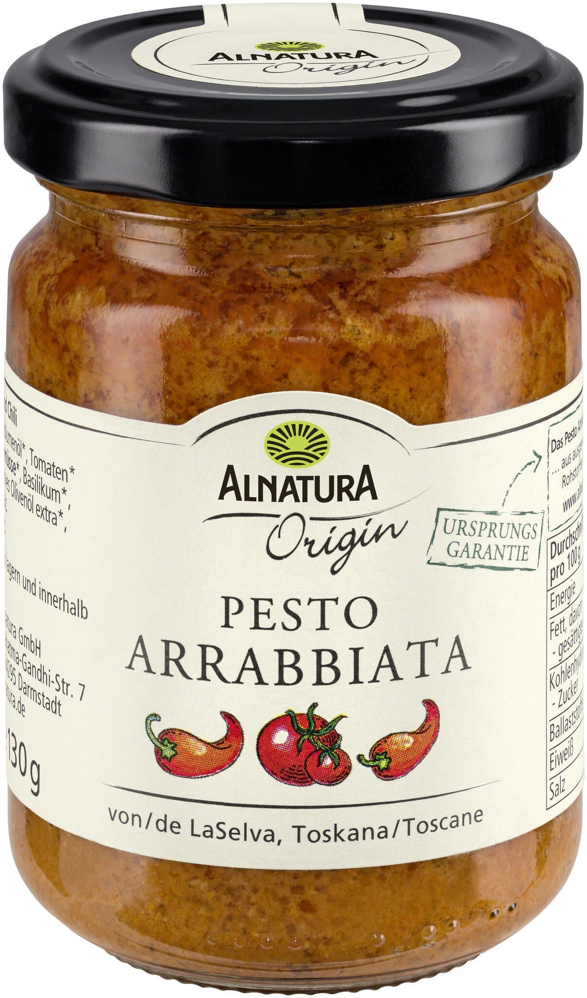 Alnatura Origin Origin Pesto Arrabbiata